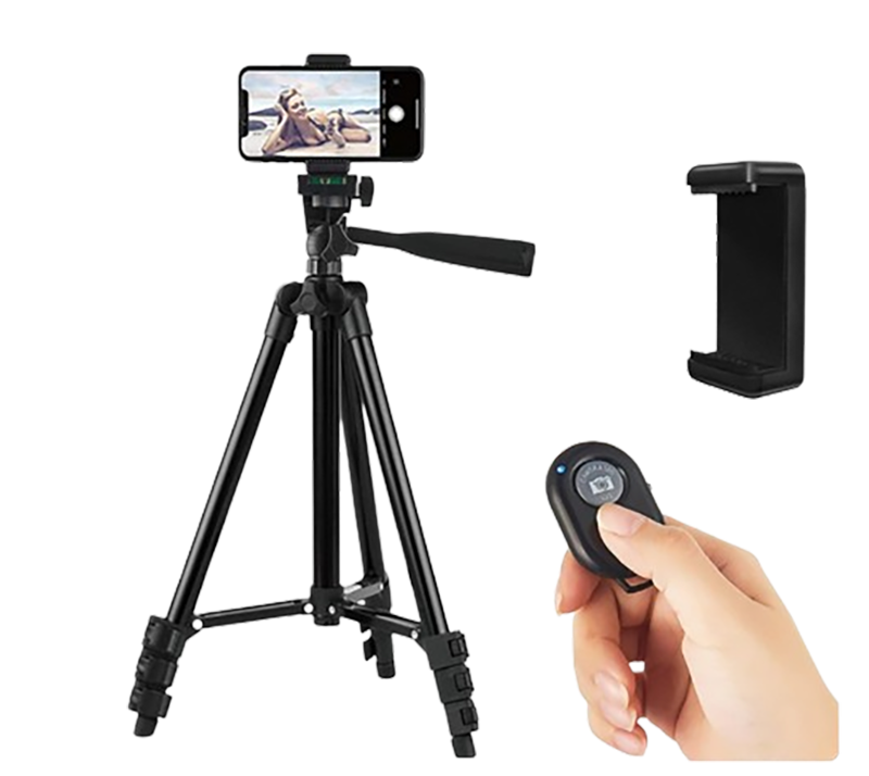 Tripie Para Cámara Y Celular Con Control Remoto Con Funda Nuevos