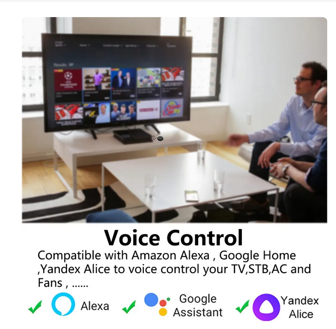 Control Remoto Inteligente Alexa, Google Home Y Smartphone