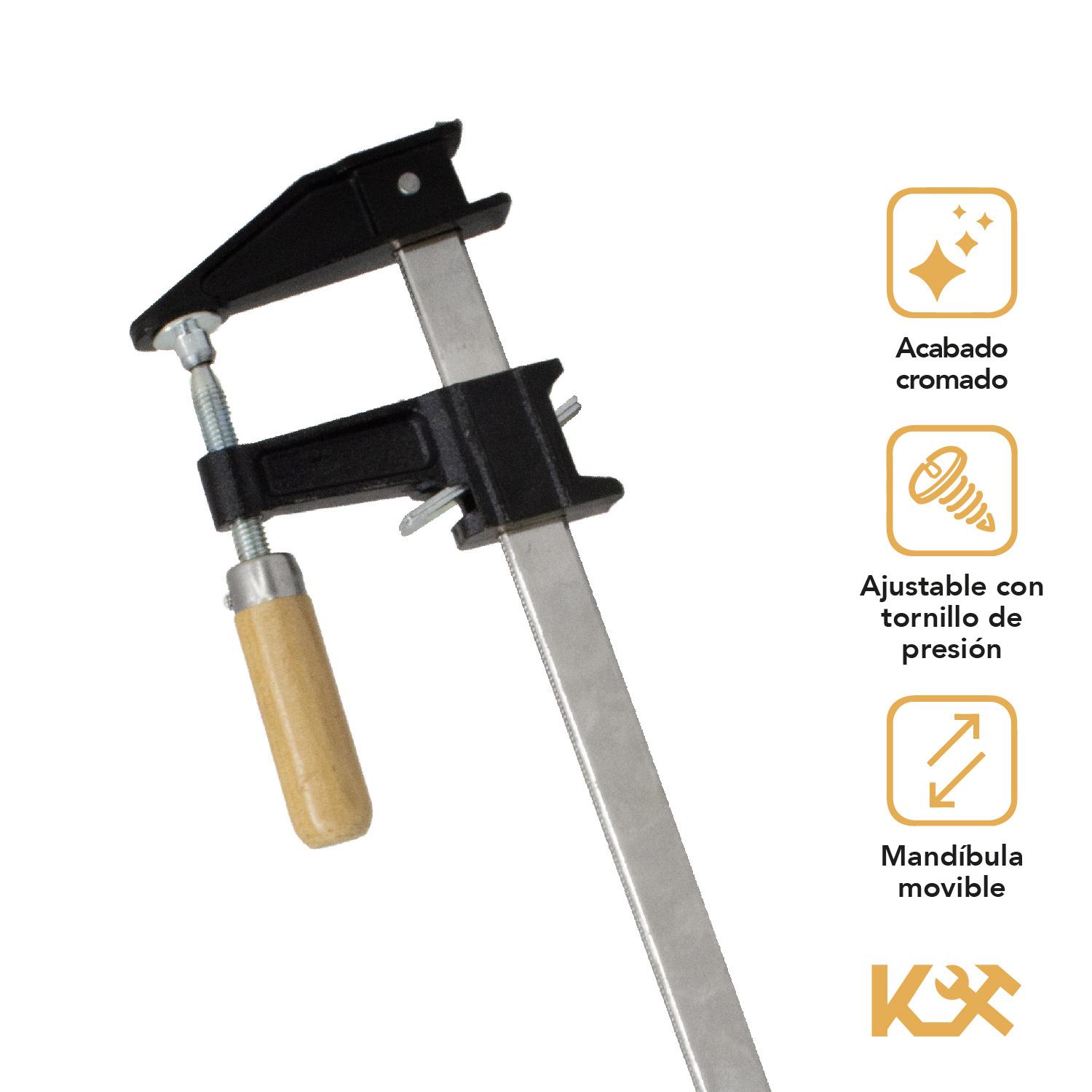 Juego 4 Prensa Sargento Para Madera 36 Pulgadas 