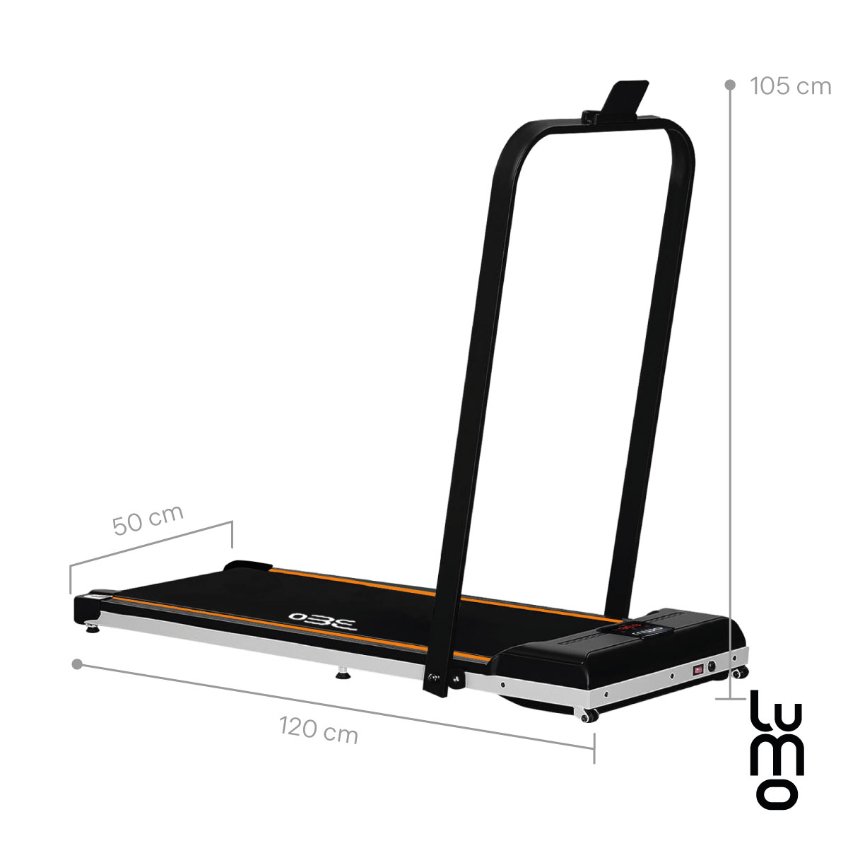 Caminadora Electrica 2 en 1 Plegable Bluetooth Pantalla LCD.