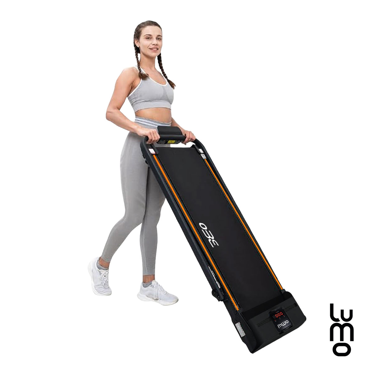 Caminadora Electrica 2 en 1 Plegable Bluetooth Pantalla LCD.