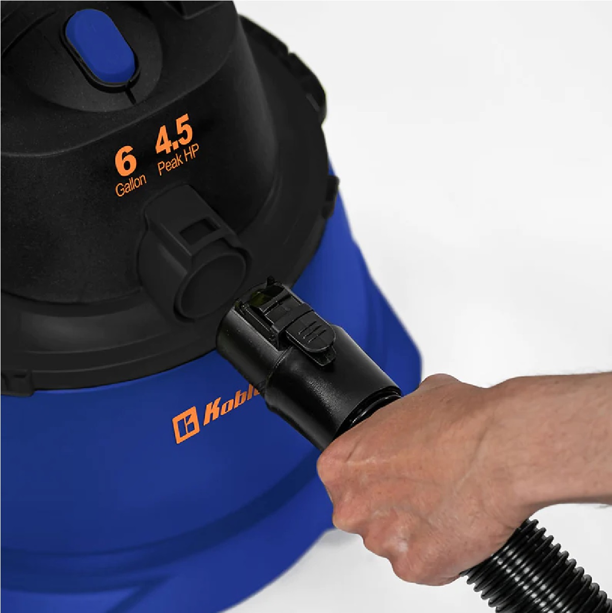 Aspiradora Koblenz WD-6 L212 Seco-Mojado 6 Galones Azul/Negro ENDY7.