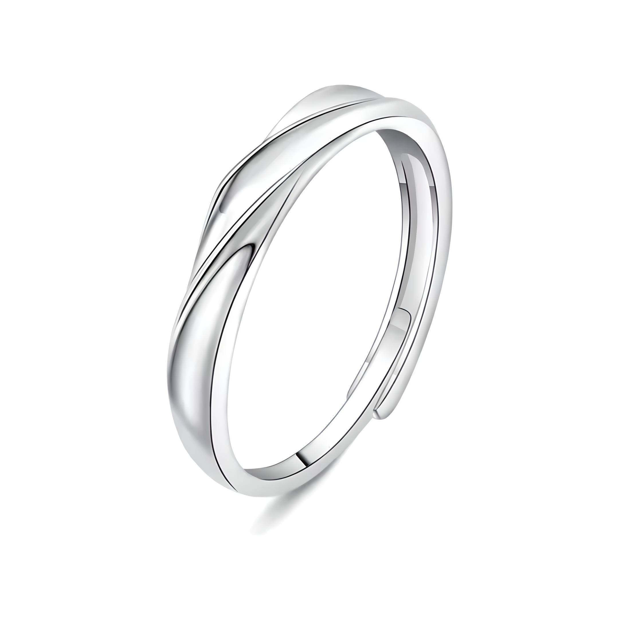 Anillo De Promesa Hombre Y Mujer Ajustables