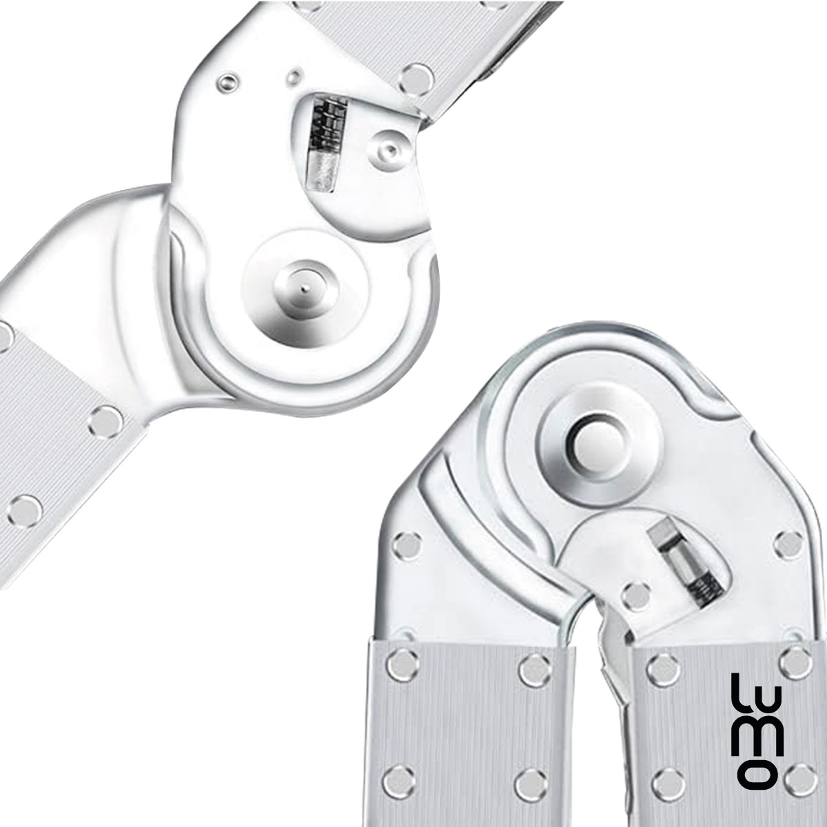 Escalera Multiposiciones 8 en 1 Aluminio 150Kg 12 Peldaños