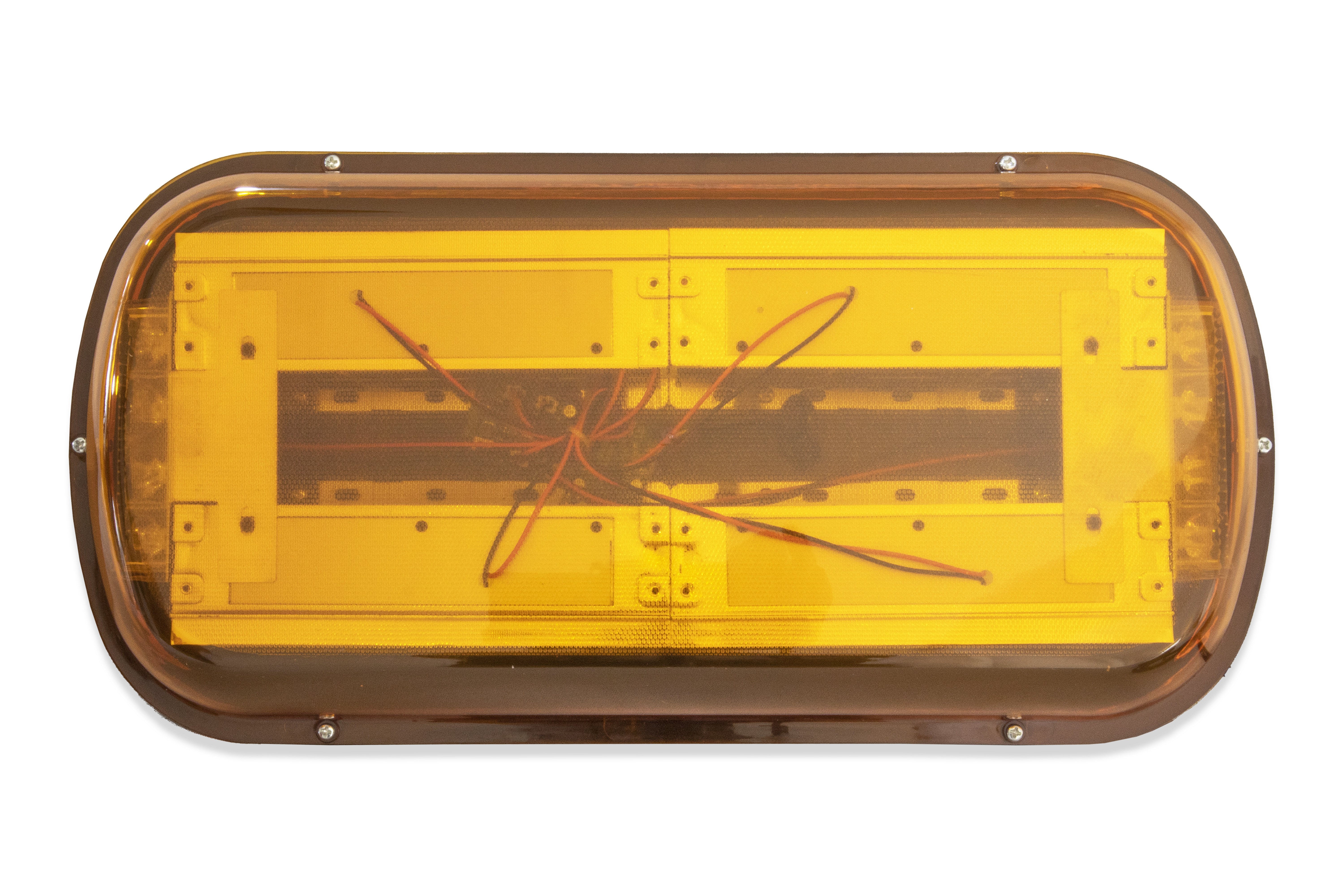 Torreta Led Ambar Tipo Patrulla Codigo 10 Funciones Premium