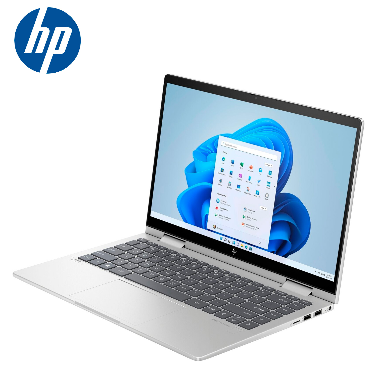 Laptop Hp Envy x360 14" core  i5-1335U 8GB 512GB W11H TouchScreen Ing Plata.