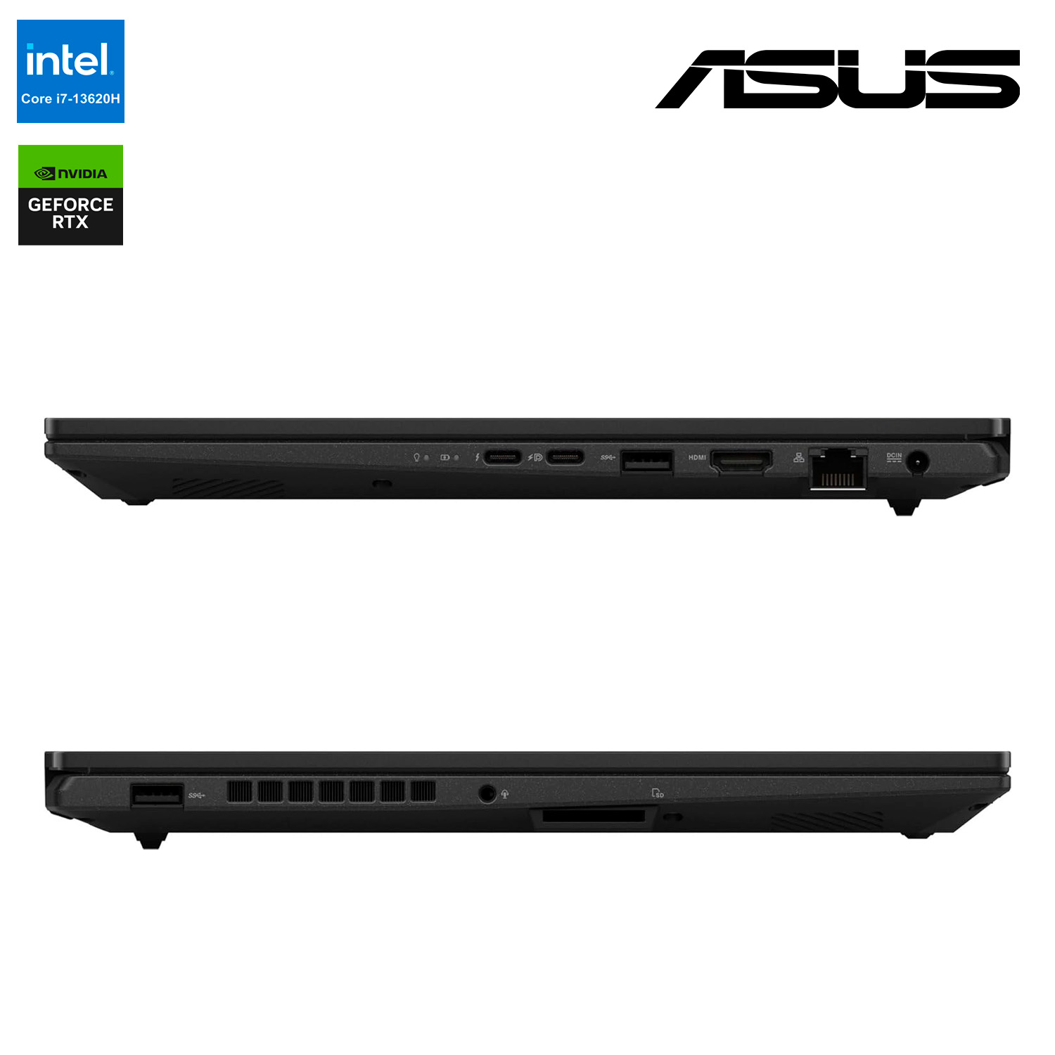 Laptop Asus Creator Q530V 156 Core i7 16GB 512GB Rtx3050 Fhd W11H Ing Negro.