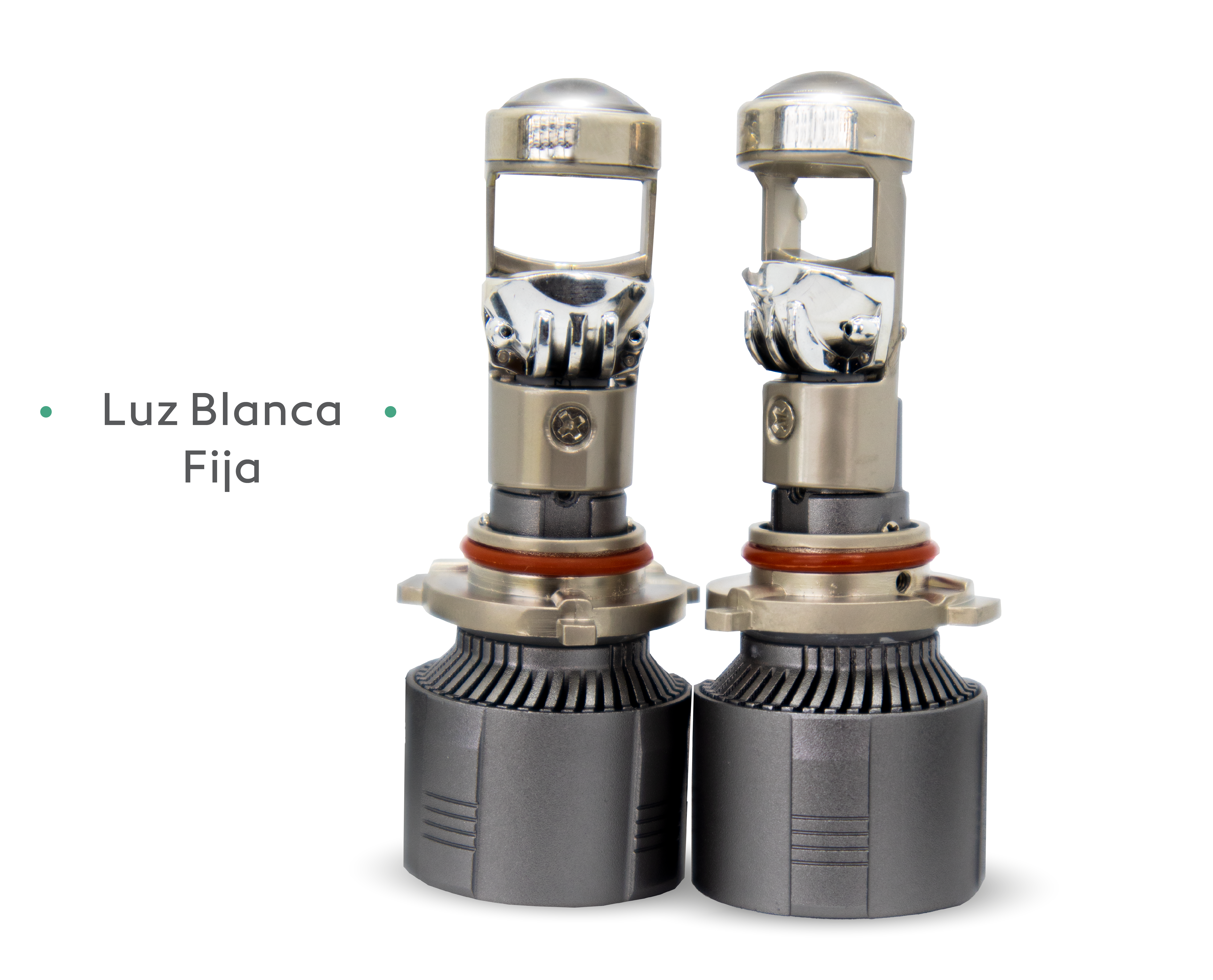 Kit 2 Focos Entrada H7 Hiper Led Hid Lupa Mini Canbus 150 W Fija