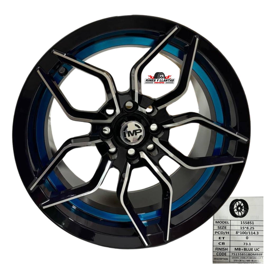Rines 15 4/100/114 Gol Atos Beat Spark Ignis Versa Sentra