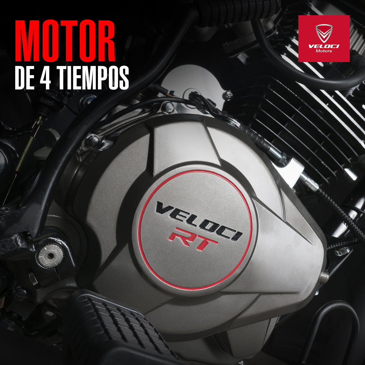 Motocicleta Veloci Black Hawk Rt 150 Cc Negro 2023