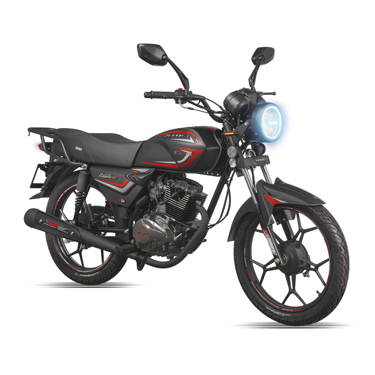 Motocicleta Veloci Black Hawk Rt 150 Cc Negro 2023