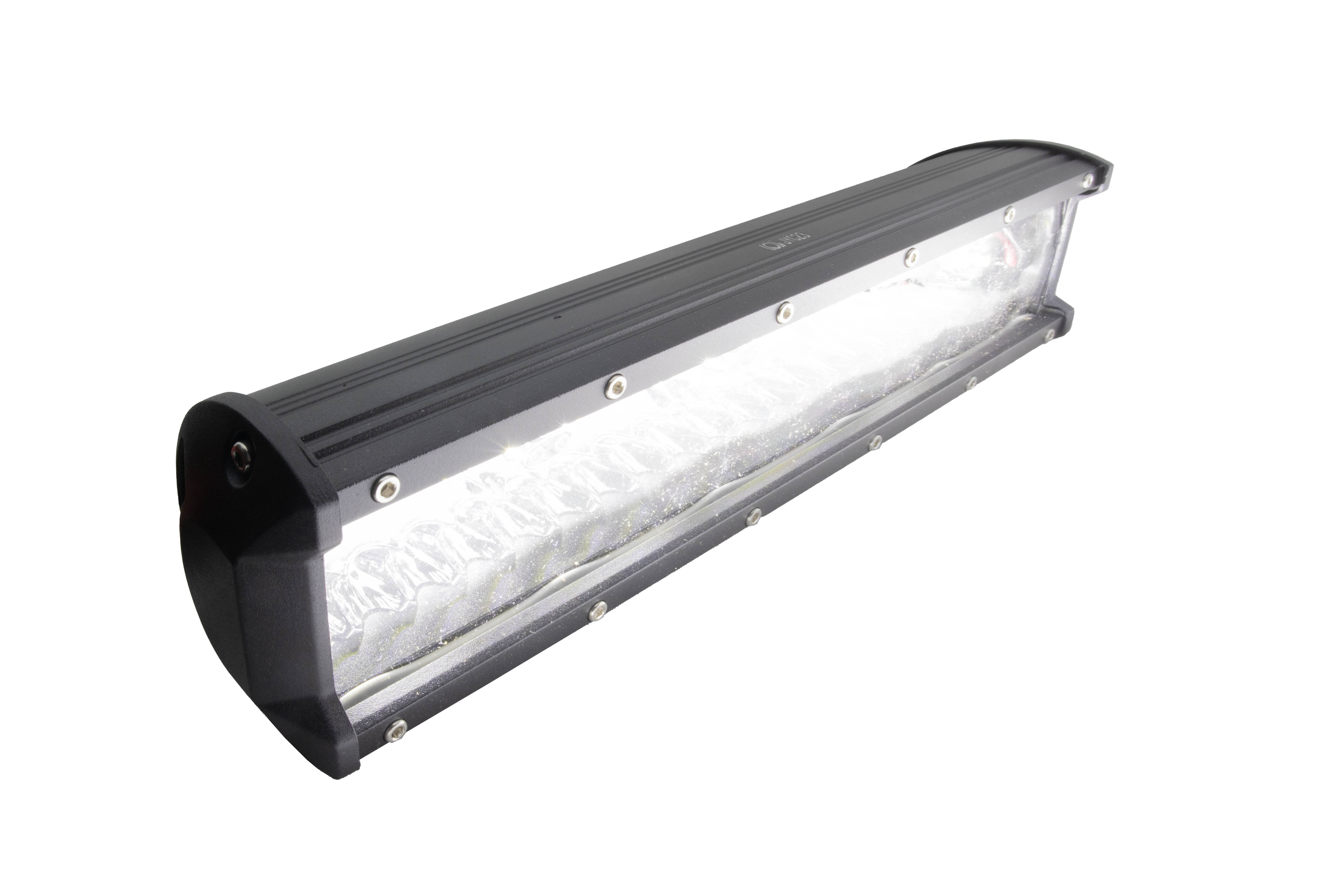 Barra Led Mini Faro 80 Led 12 Pulgadas Luz Blanco Anti Niebla Techo Con Base