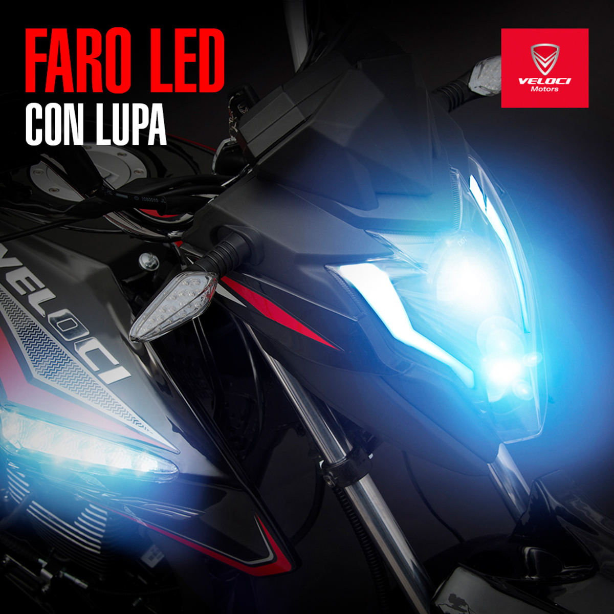 Moto Veloci Caiman Black Edition Rvs 200cc Negro 2023.