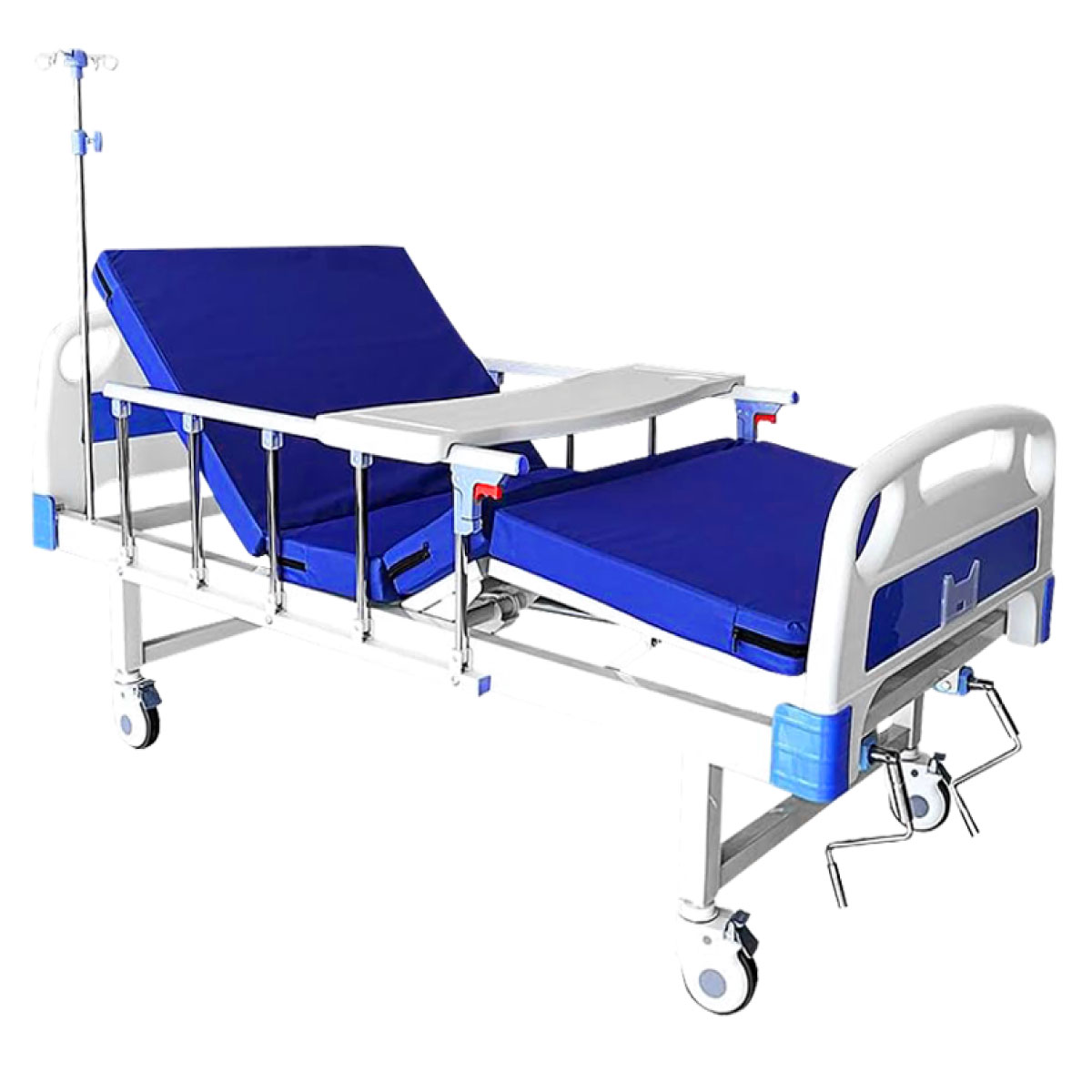 Cama Hospitalaria Porta Suero/bandeja Comida Colchon Espuma.