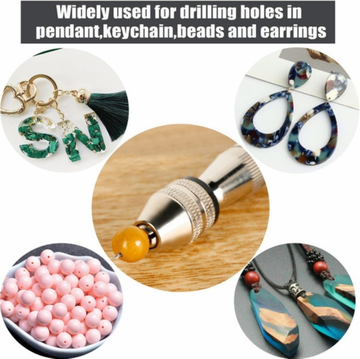 Taladro Manual Miniatura Joyeria Modelismo Brocas 11 Piezas