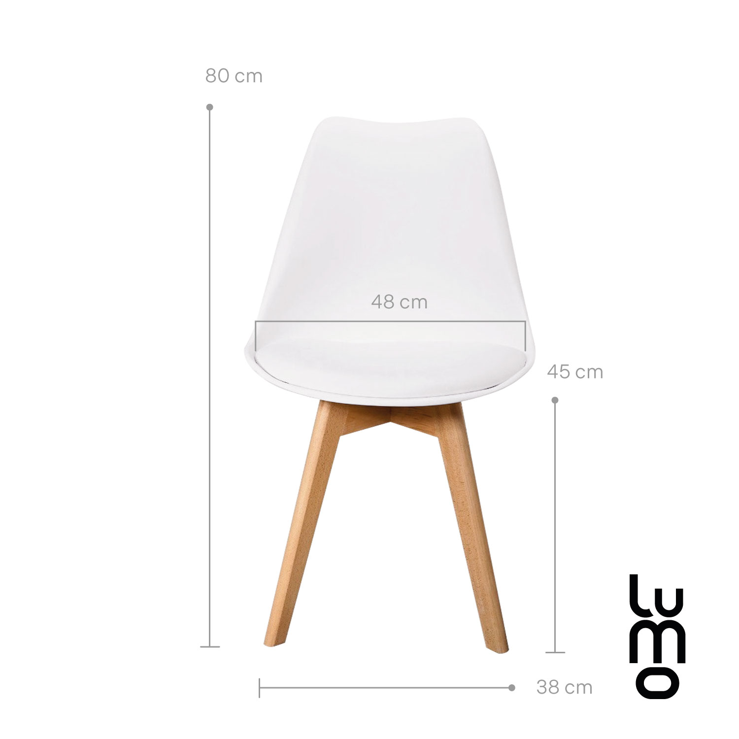 Set/Kit 2 Silla Tulip Eames Acojinada Minimalista Moderna.