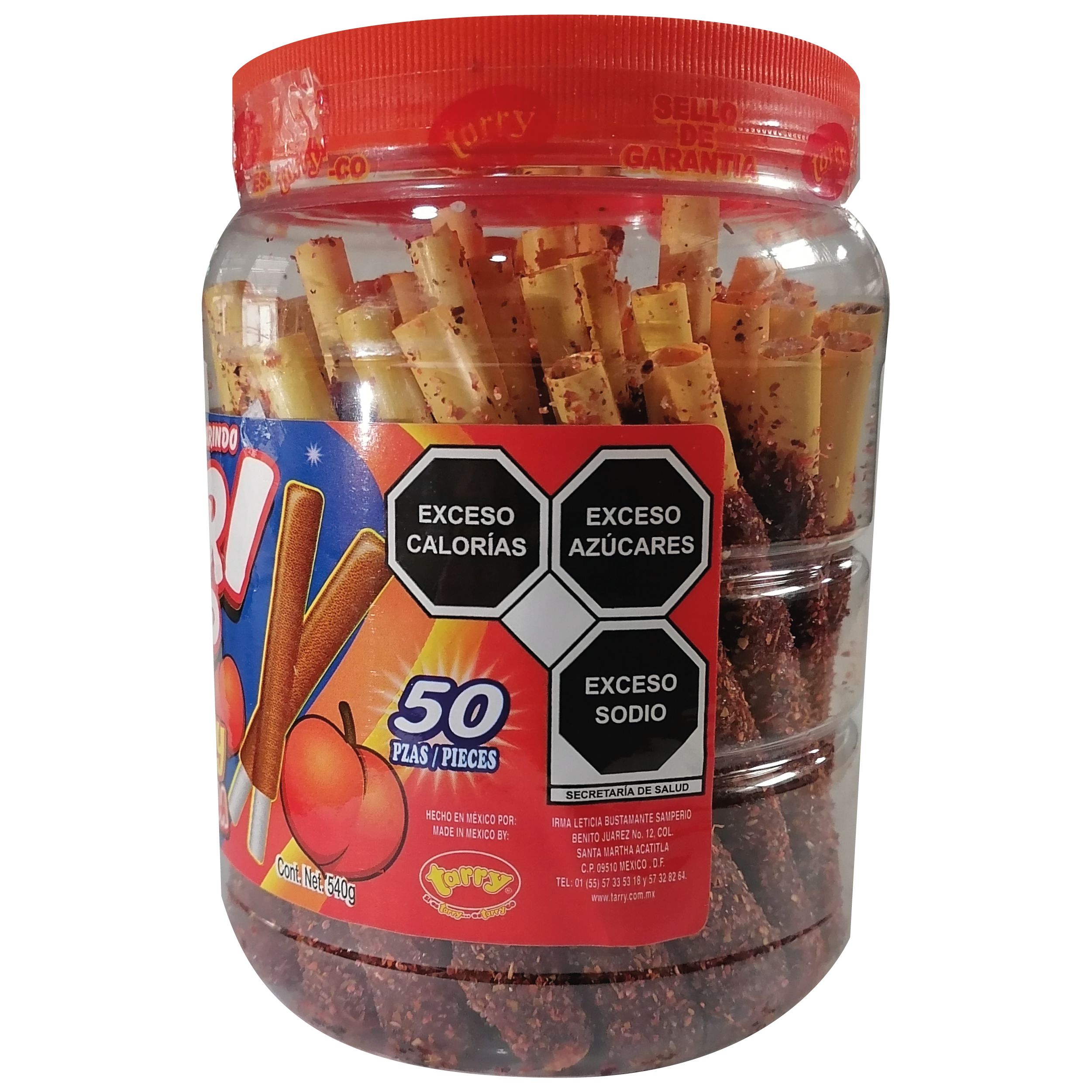 Tarry Pop Banderilla Chamoy 50 Pzas