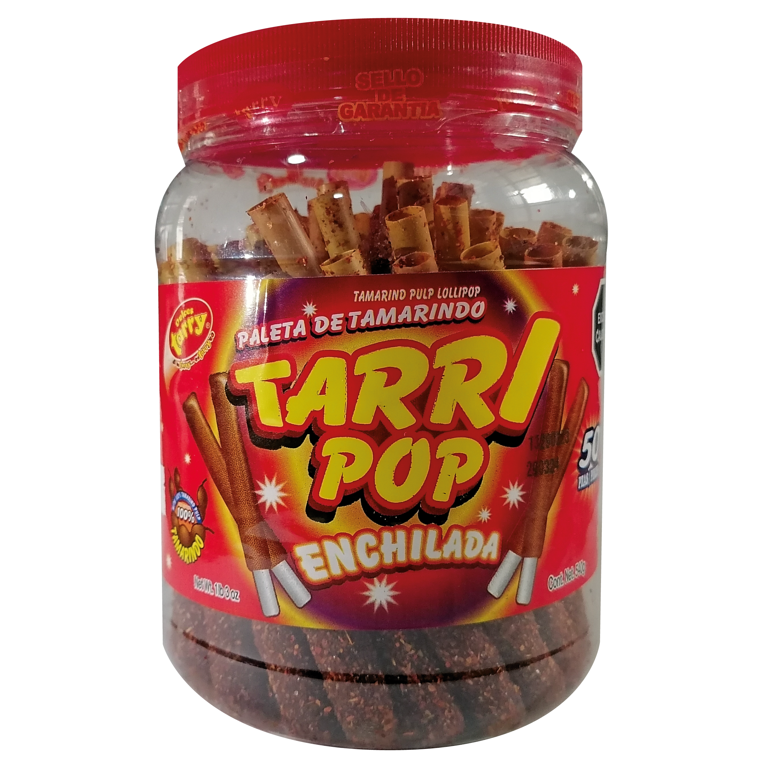 Tarry Pop Banderilla Tamarindo Chile 50 Pzas