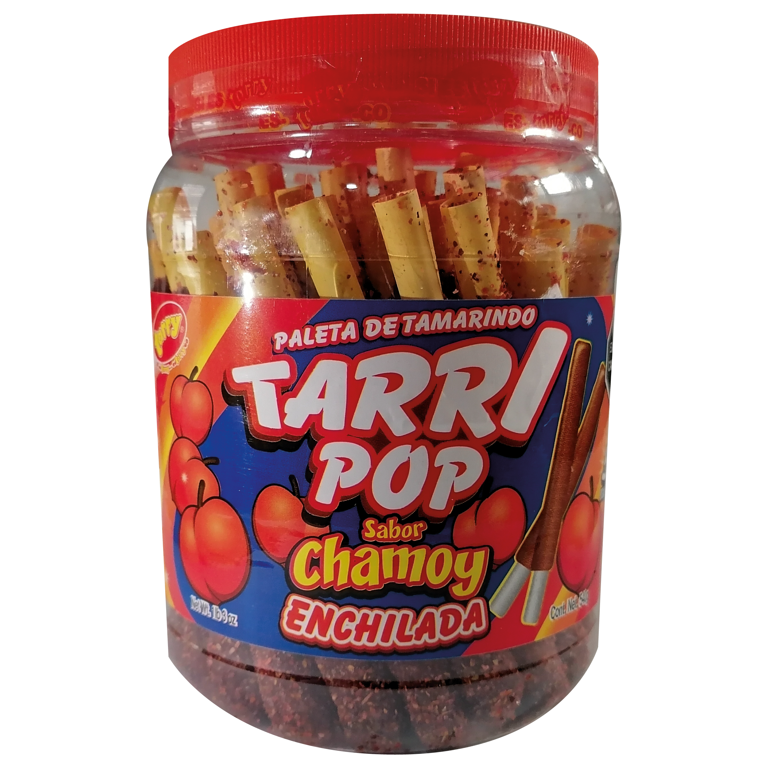 Tarry Pop Banderilla Chamoy 50 Pzas