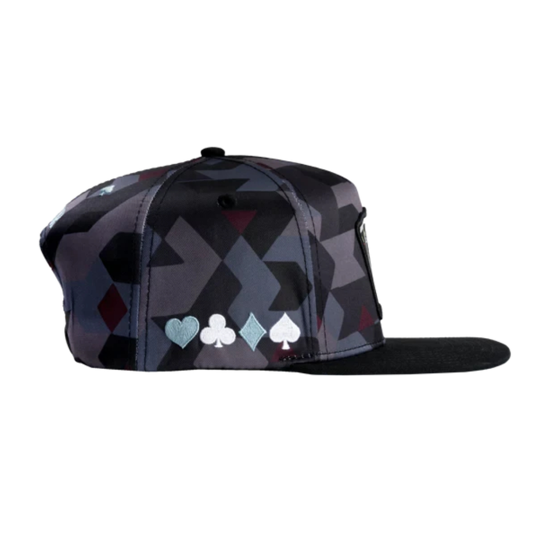 GORRA JC HATS POKER CAMO BLUE/RED 2265