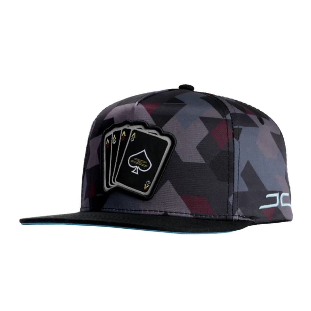 GORRA JC HATS POKER CAMO BLUE/RED 2265