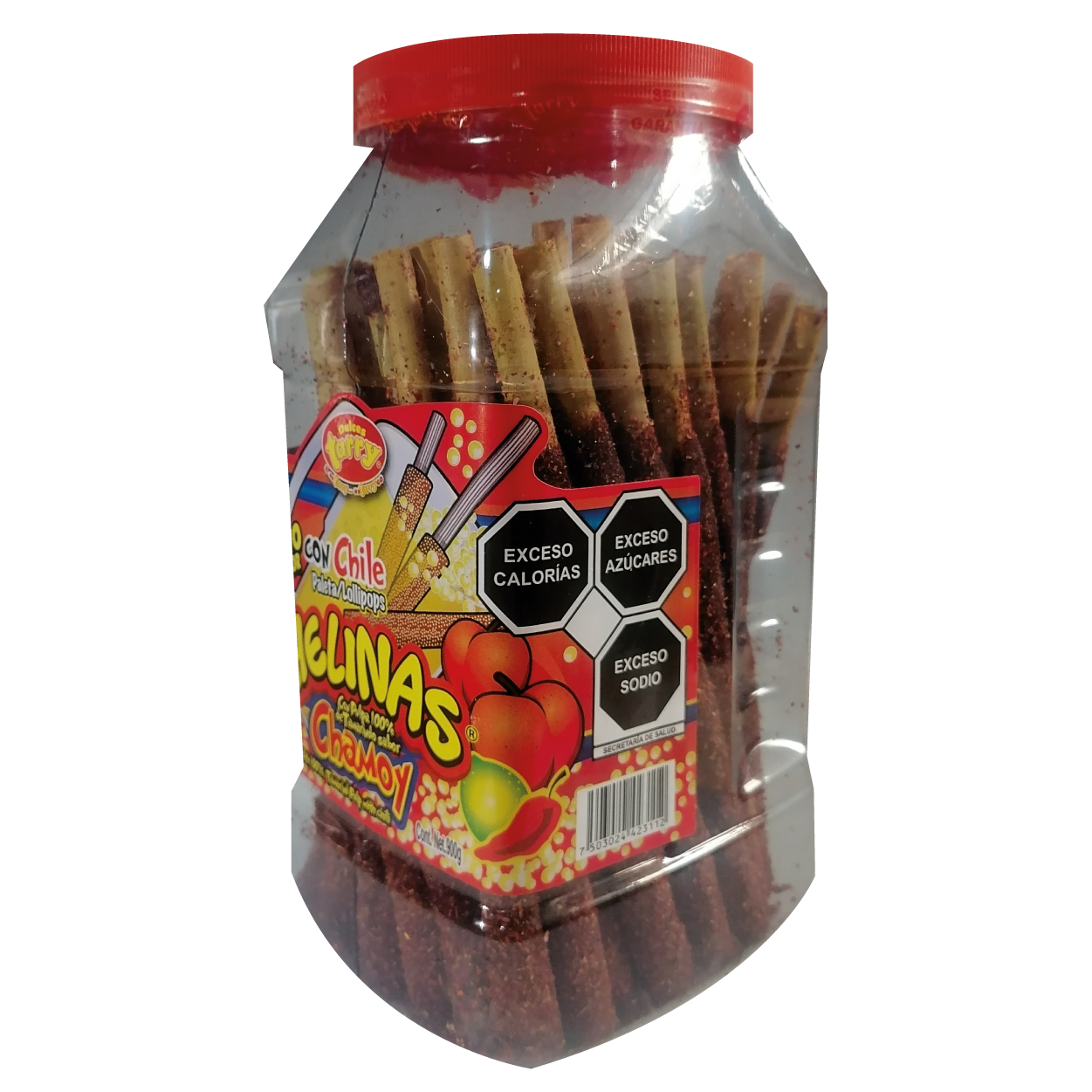 Tarry Chelinas Chamoy Chile Banderillas Grande 50pzas 
