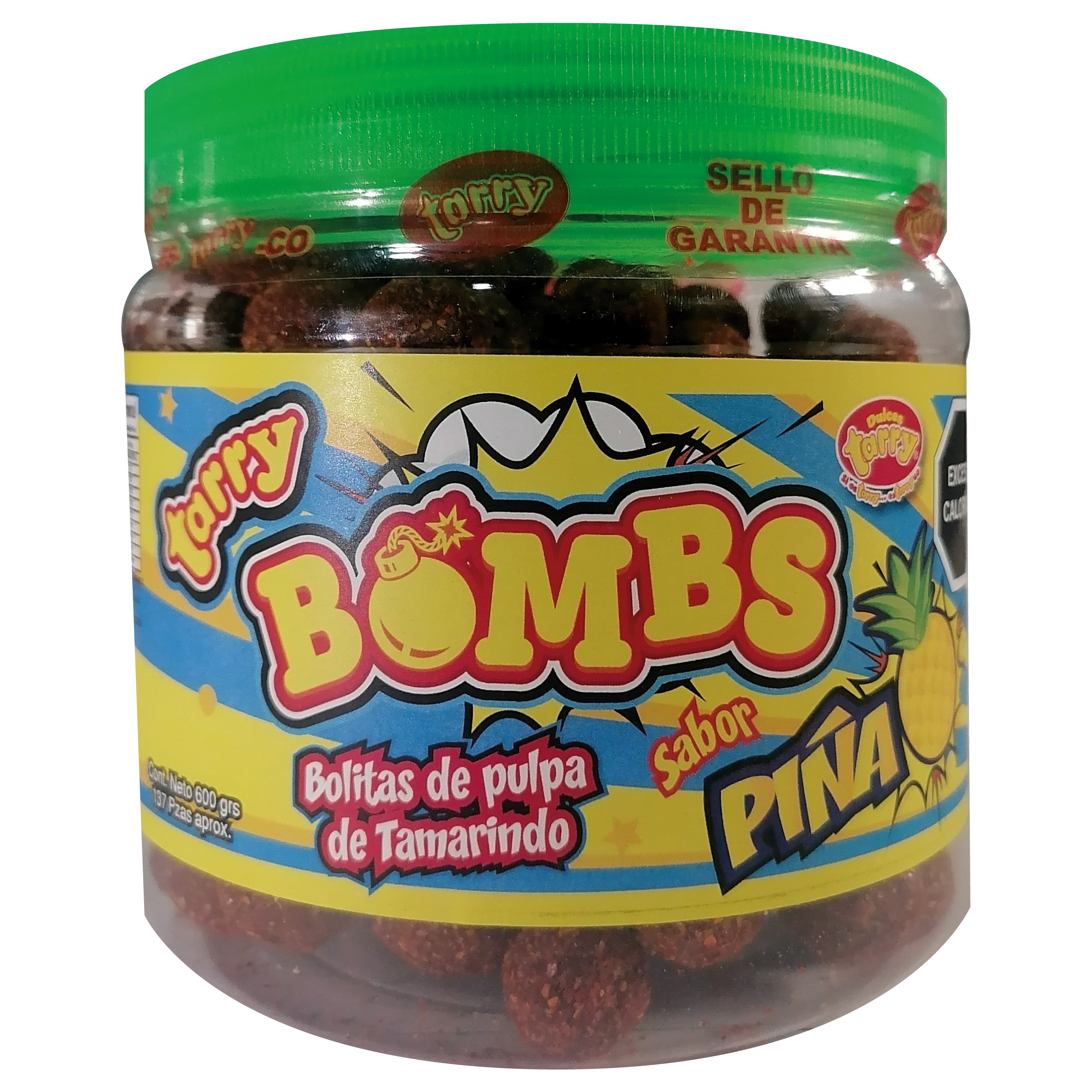 Tarry Bombs Bolitas De Pulpa Piña 600G