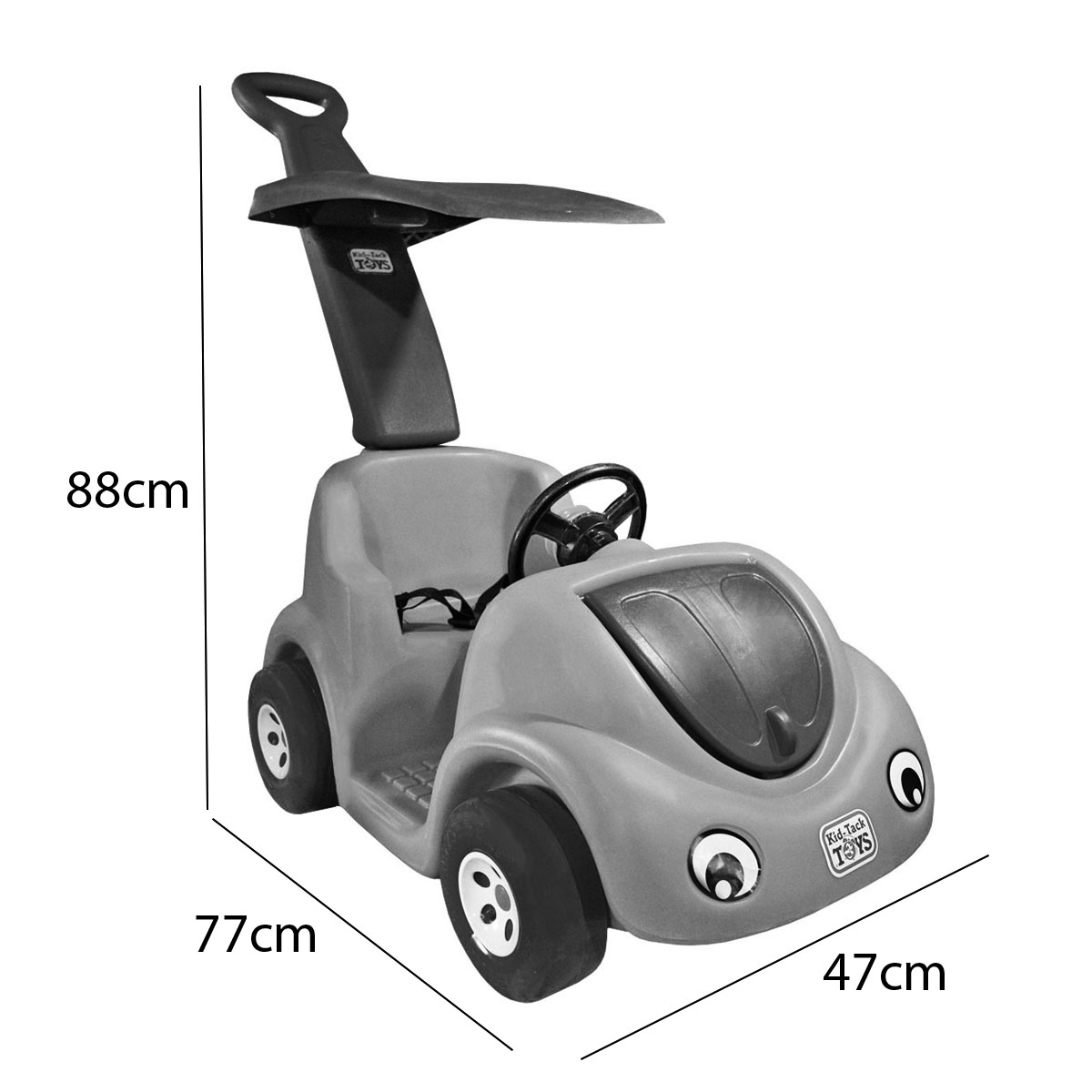 Montable Tick Tack Mini Car Plast Verde C/Toldo
