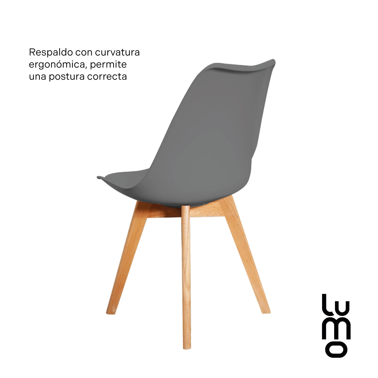 Set/Kit 4 Silla Tulip Eames Acojinada Minimalista Moderna.