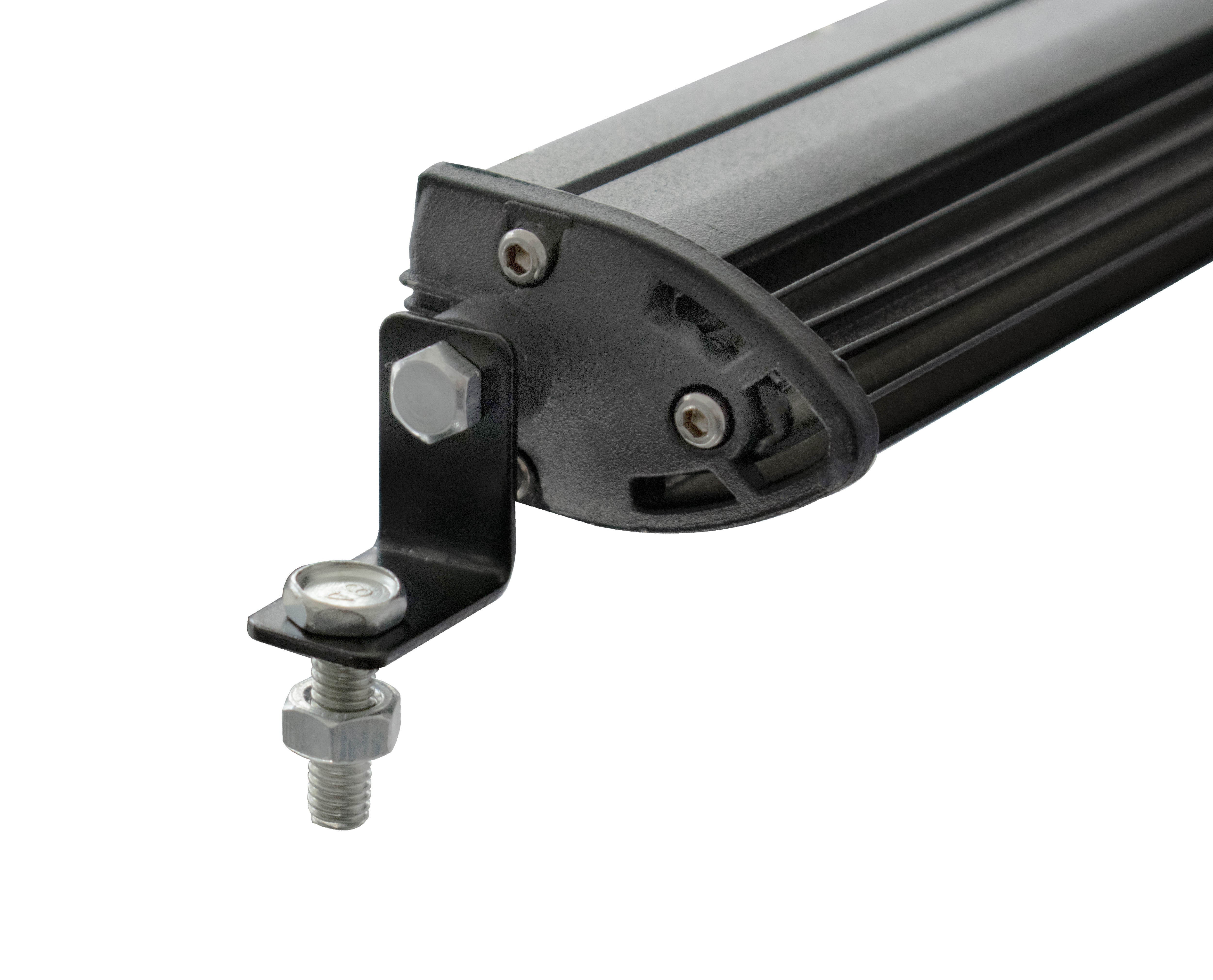 2 Barras Led Mini Slim Faro 6 Lupa 7 Pulgadas Amarilla Con Base