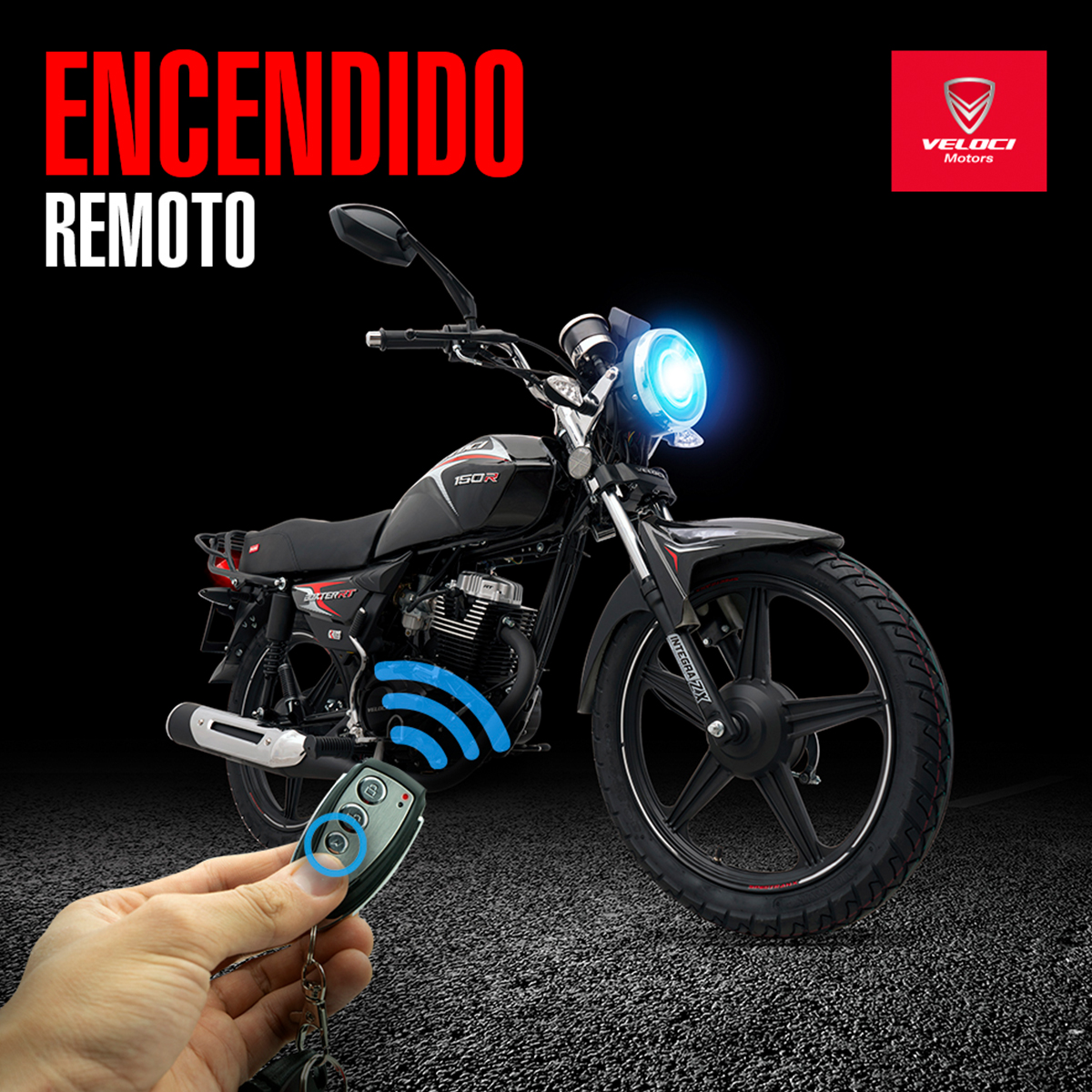 Moto Veloci Boxter Rt2 150cc Negro 2022