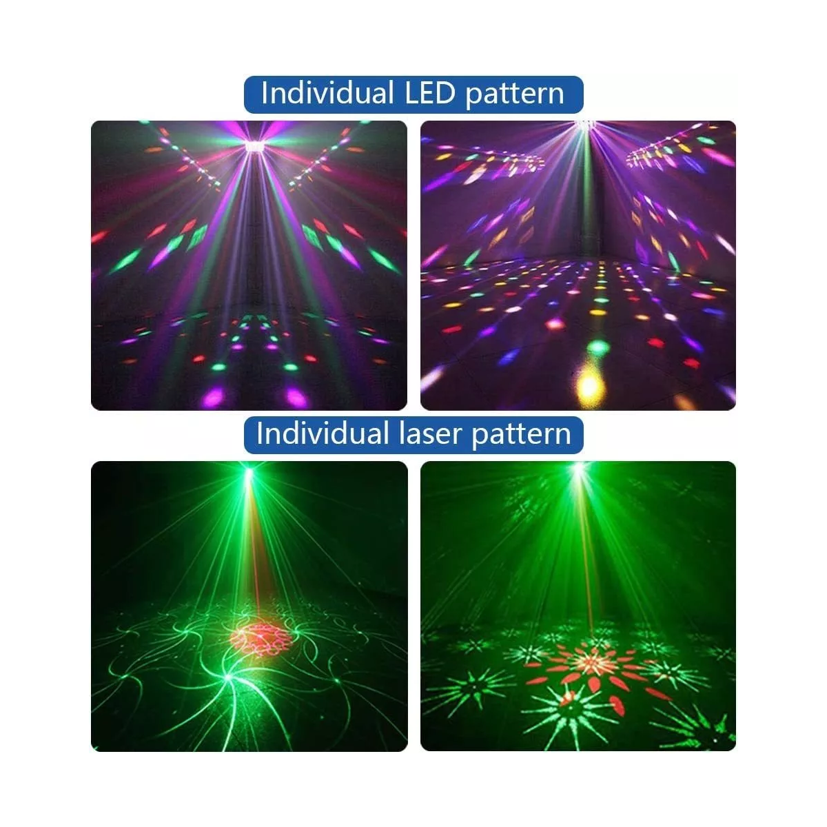 Proyector Láser Rgb Dmx Luces De Fiesta Proyector Estroboscó