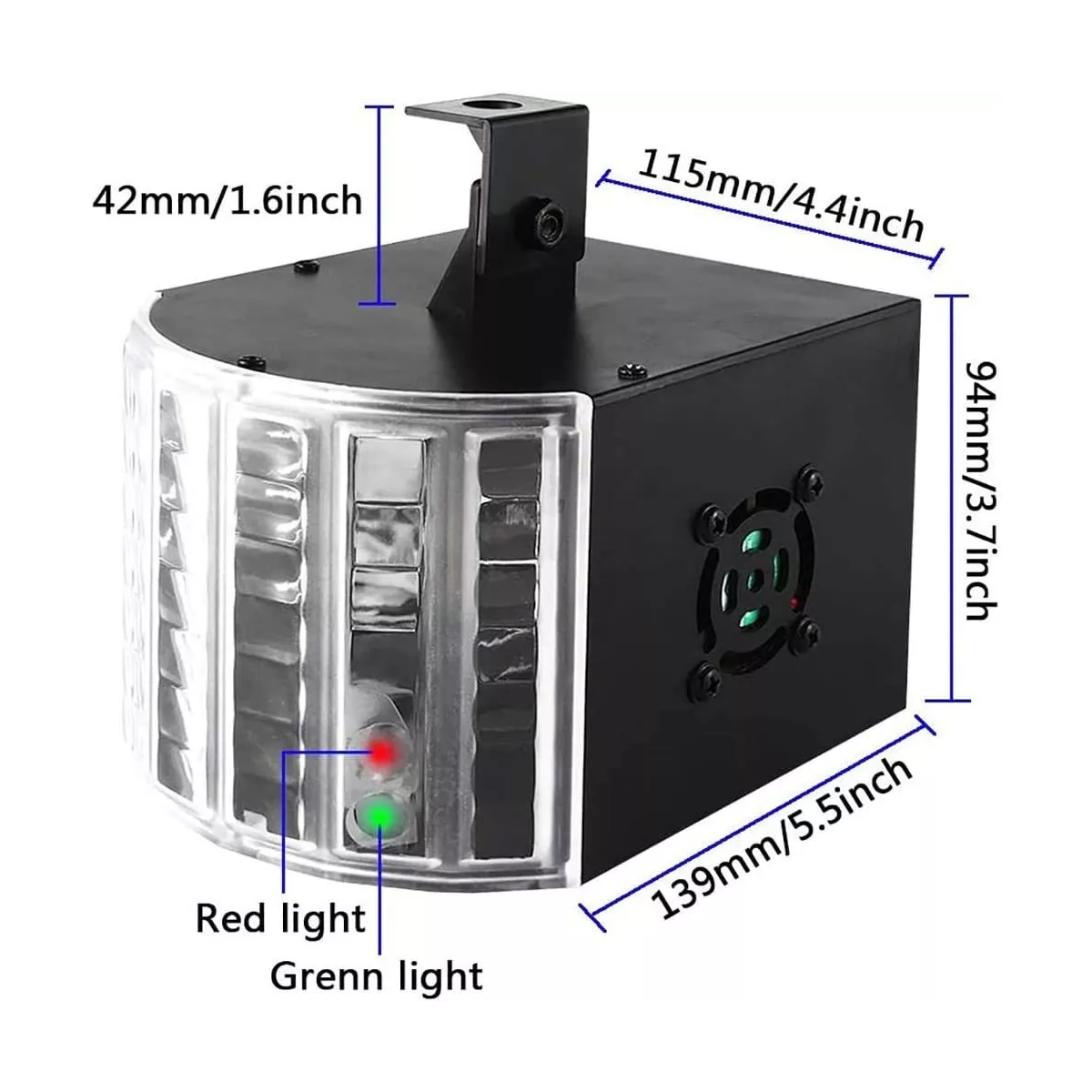 Proyector Láser Rgb Dmx Luces De Fiesta Proyector Estroboscó