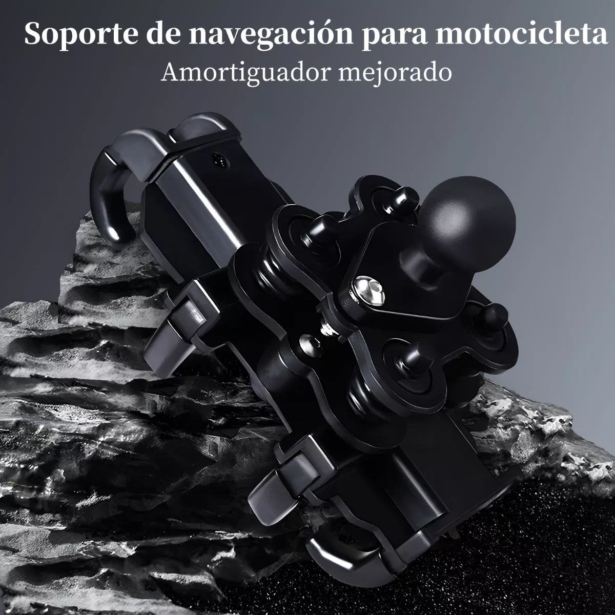 Soporte Para Teléfono Móvil Para Motocicleta Antivibración
