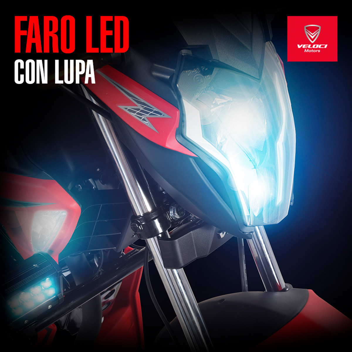 Moto Veloci Razzer GTR 3 200CC Rojo Mate 2023