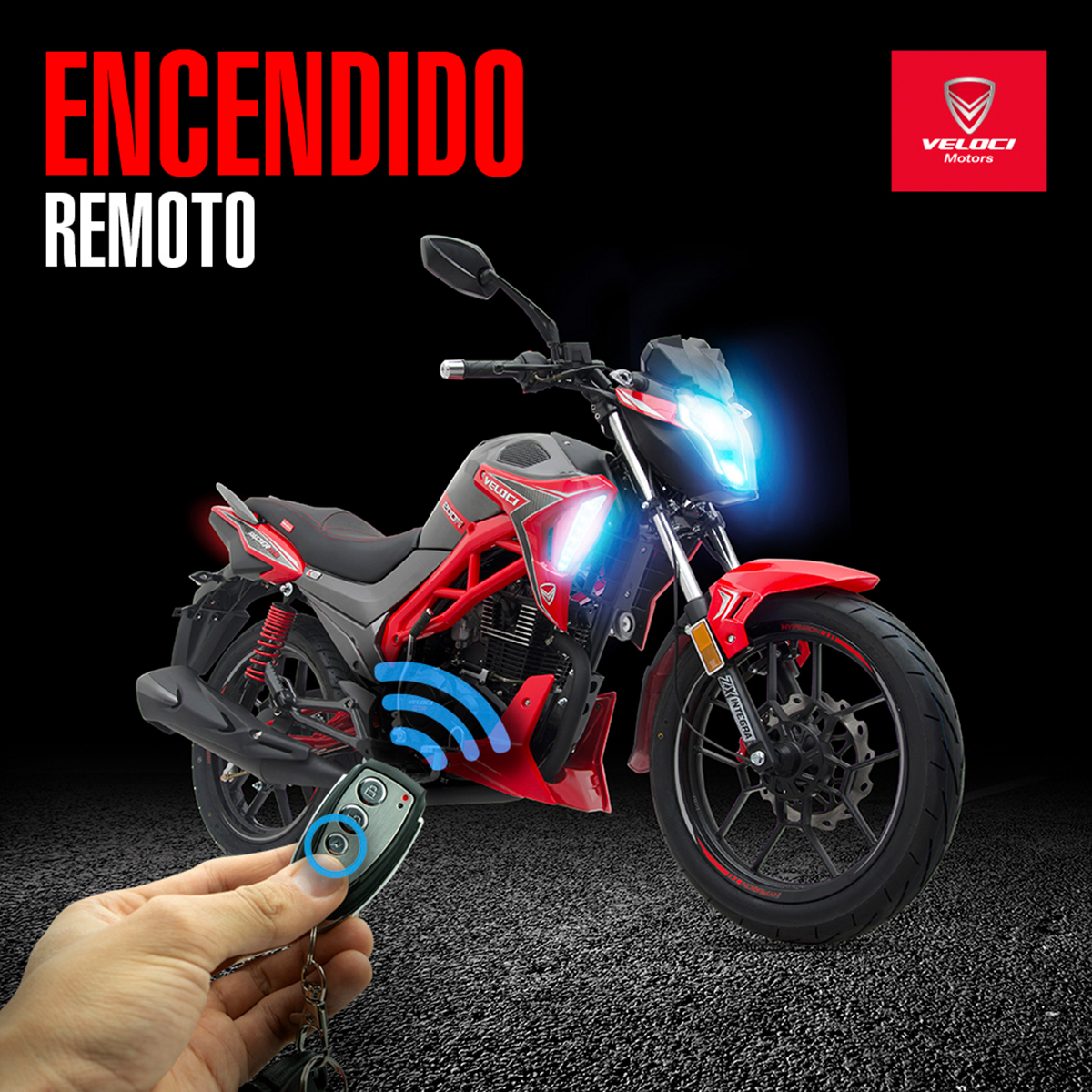 Moto Veloci Razzer GTR 2 200CC Rojo 2021