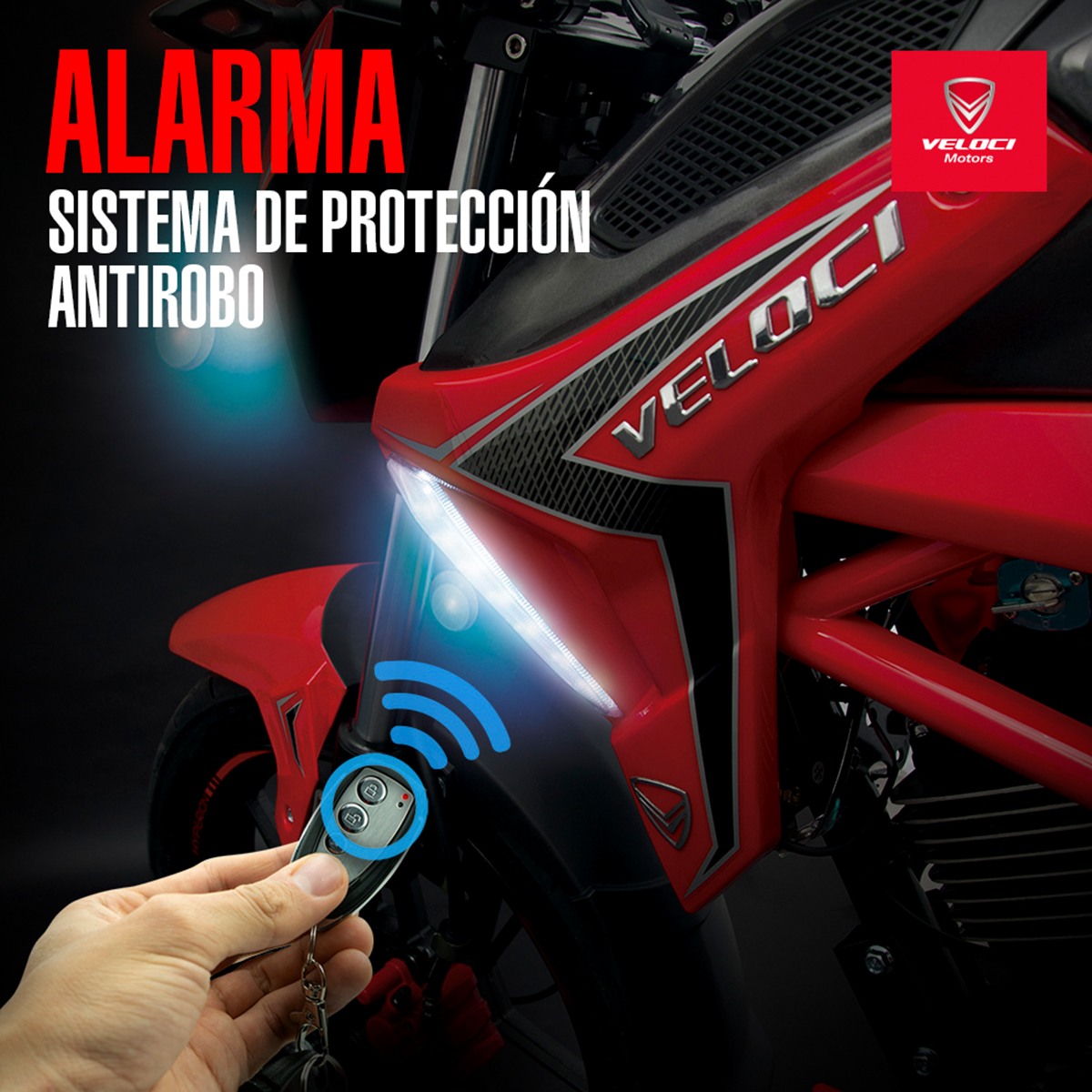 Moto Veloci Razzer GTR 2 200CC Rojo 2021