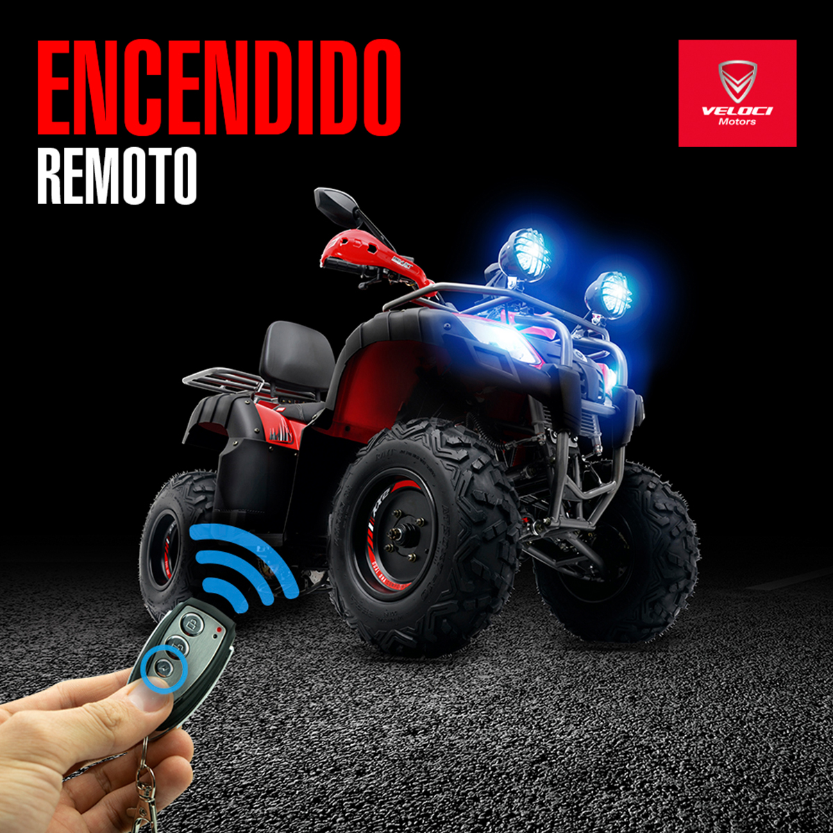 Moto Veloci Beast KX2 Hyper Sport  200CC Rojo 2021