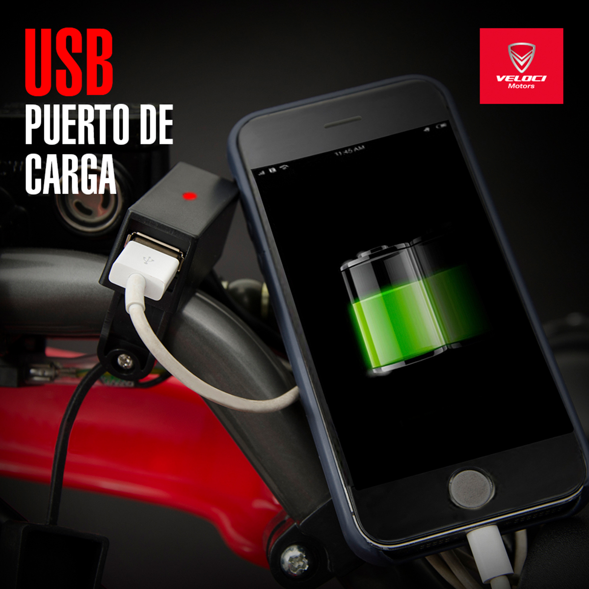 Moto Veloci Beast KX2 Hyper Sport  200CC Rojo 2021