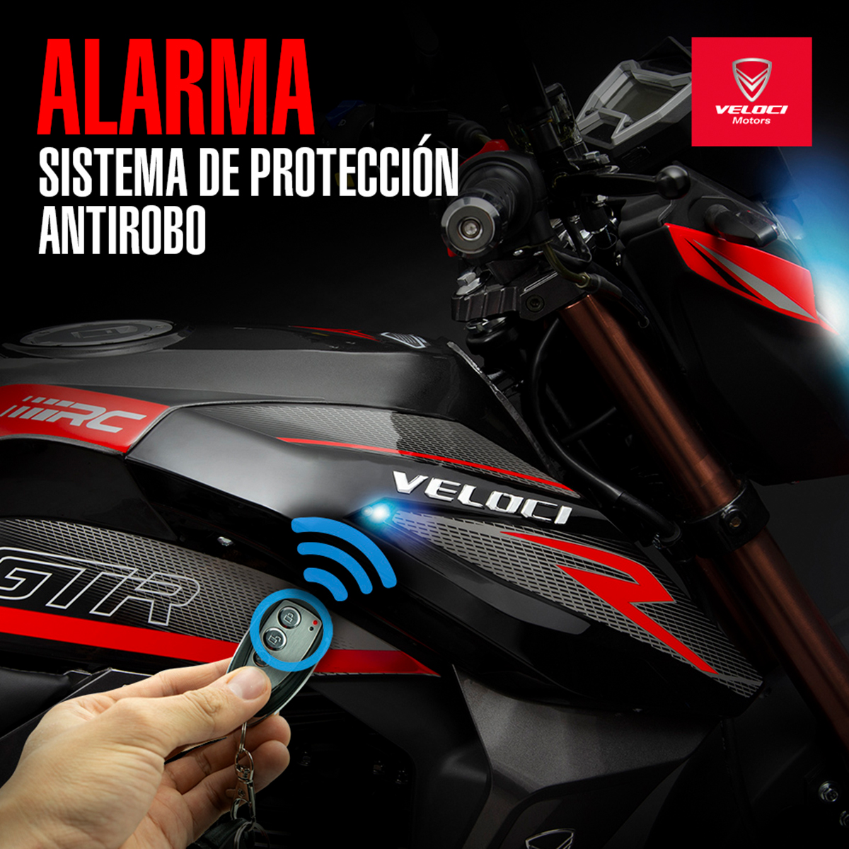 Moto Veloci Dmenthor GTR 250CC Rojo 2024