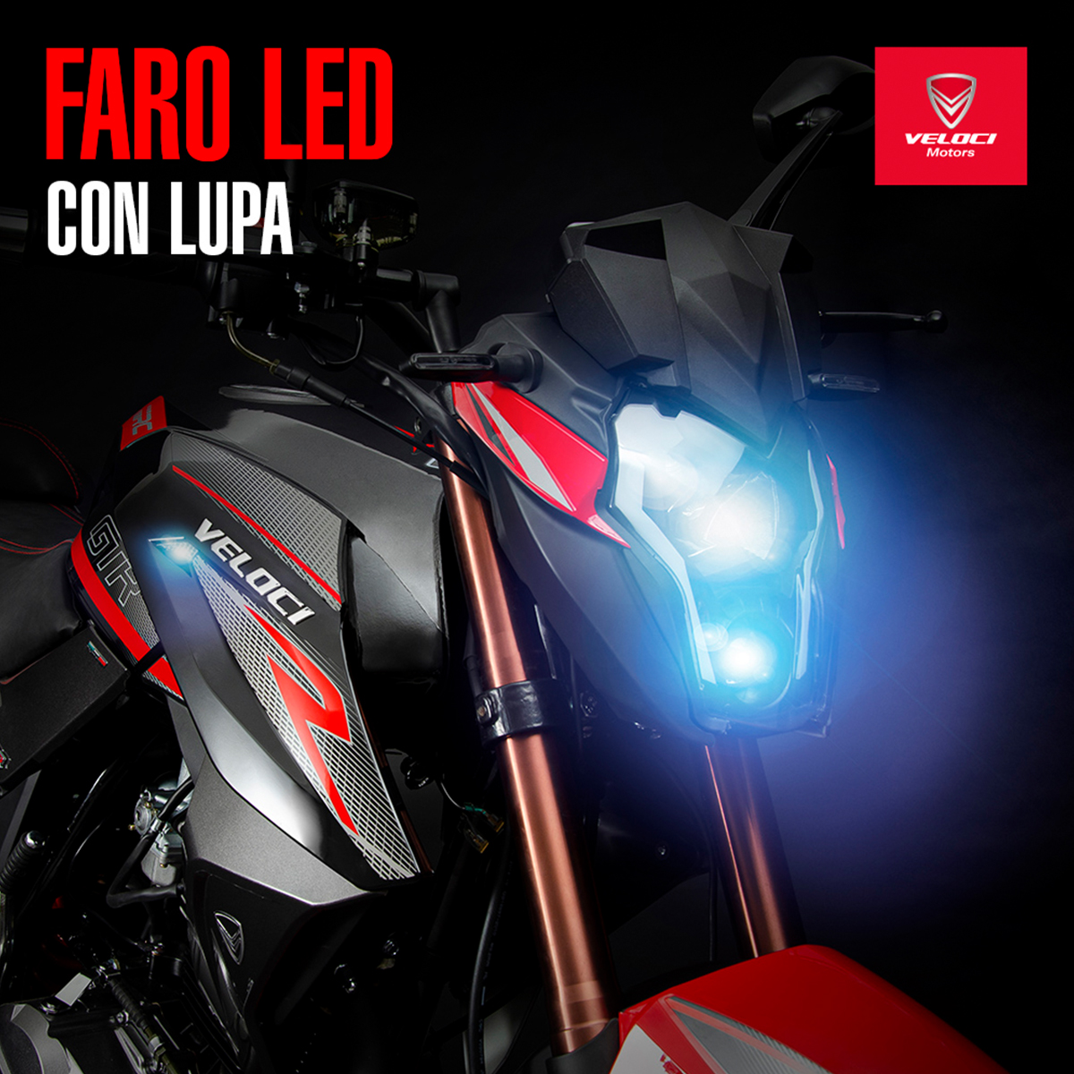 Moto Veloci Dmenthor GTR 250CC Rojo 2024