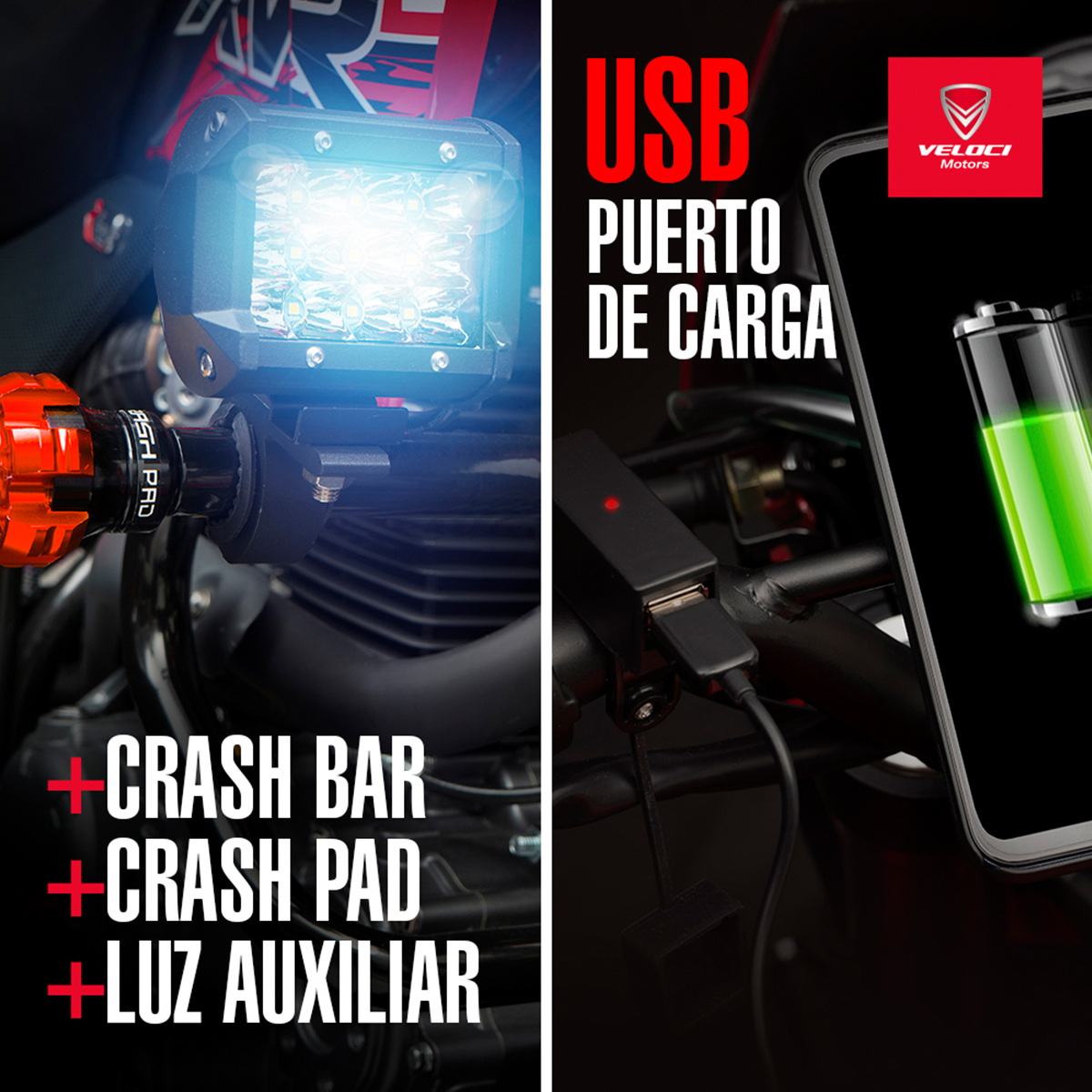 Moto Veloci Xeverus Pro XR2 250CC Rojo 2021