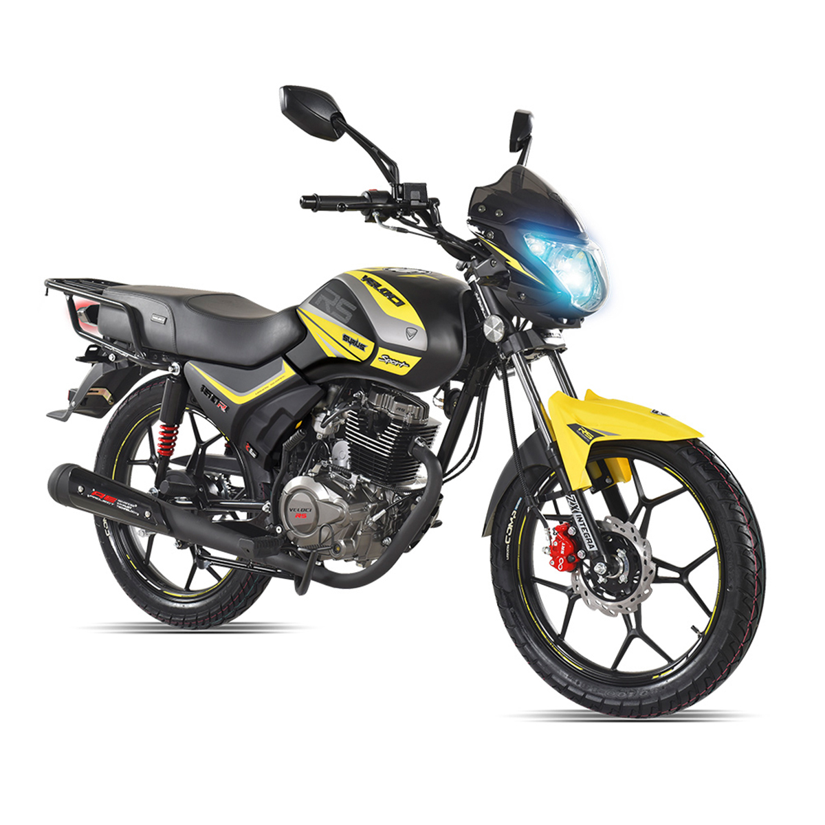 Moto Veloci Siryus RS Sport 150CC Amarillo 2024.
