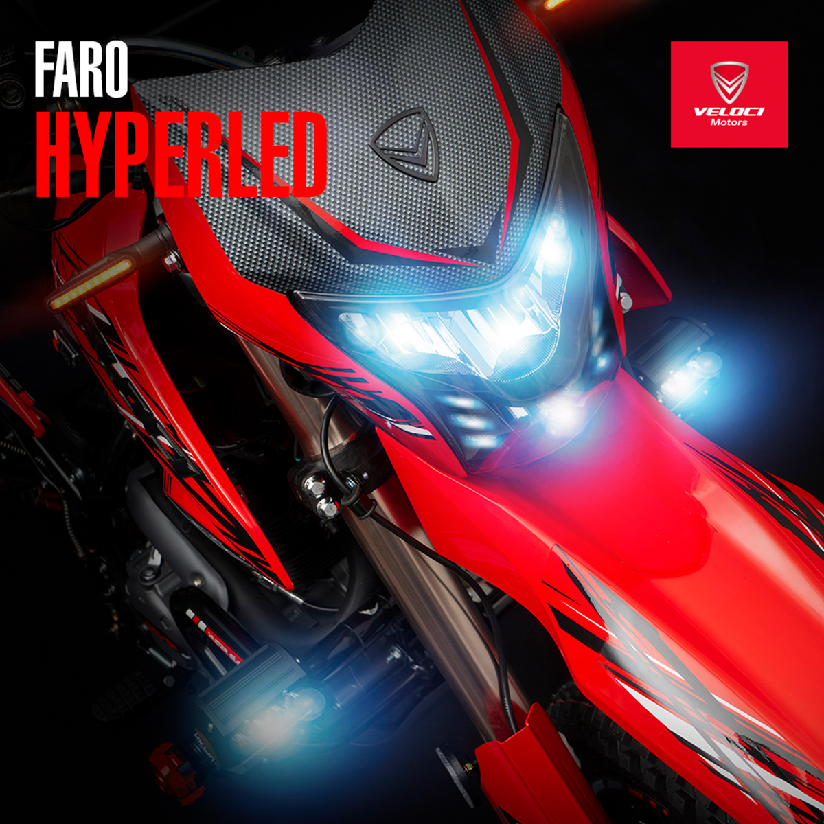 Moto Veloci Xeverus Pro XR2 250cc Rojo 2022