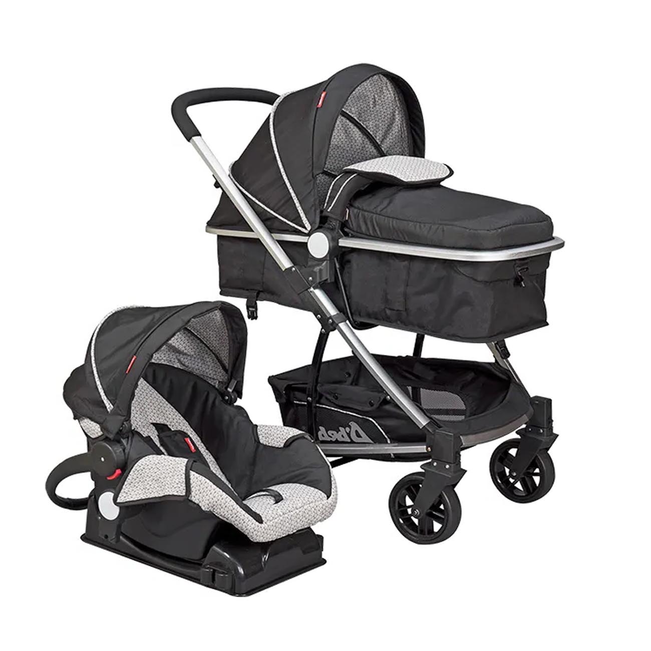 Carriola Travel System D'Bebé Crown Negra