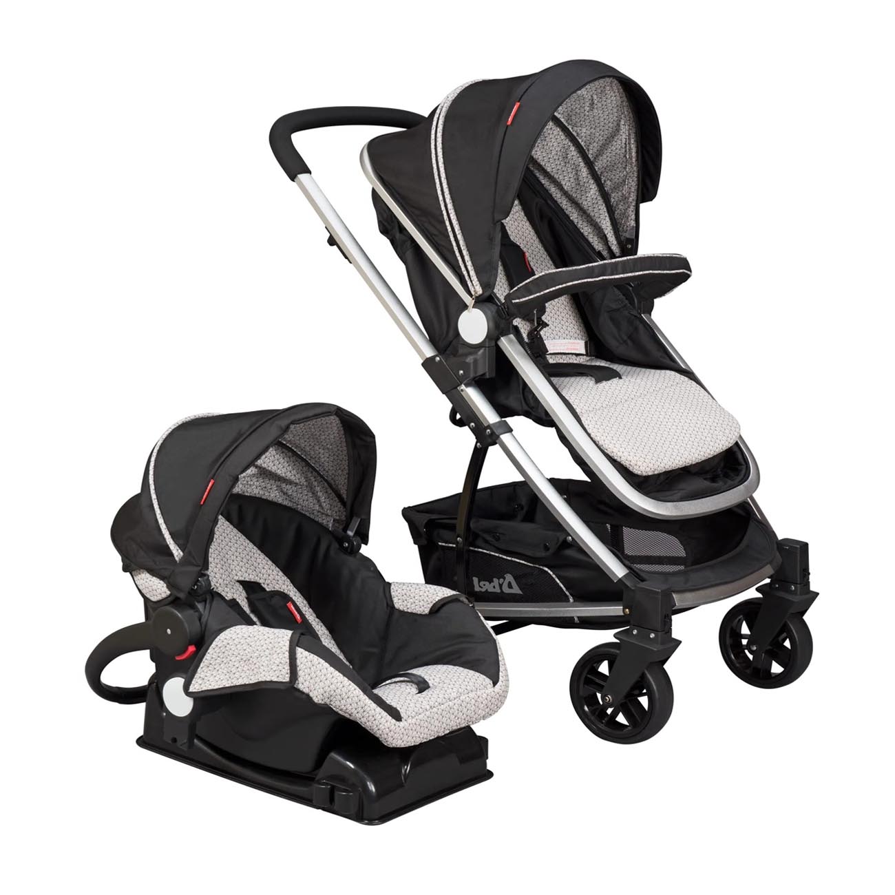 Carriola Travel System D'Bebé Crown Negra