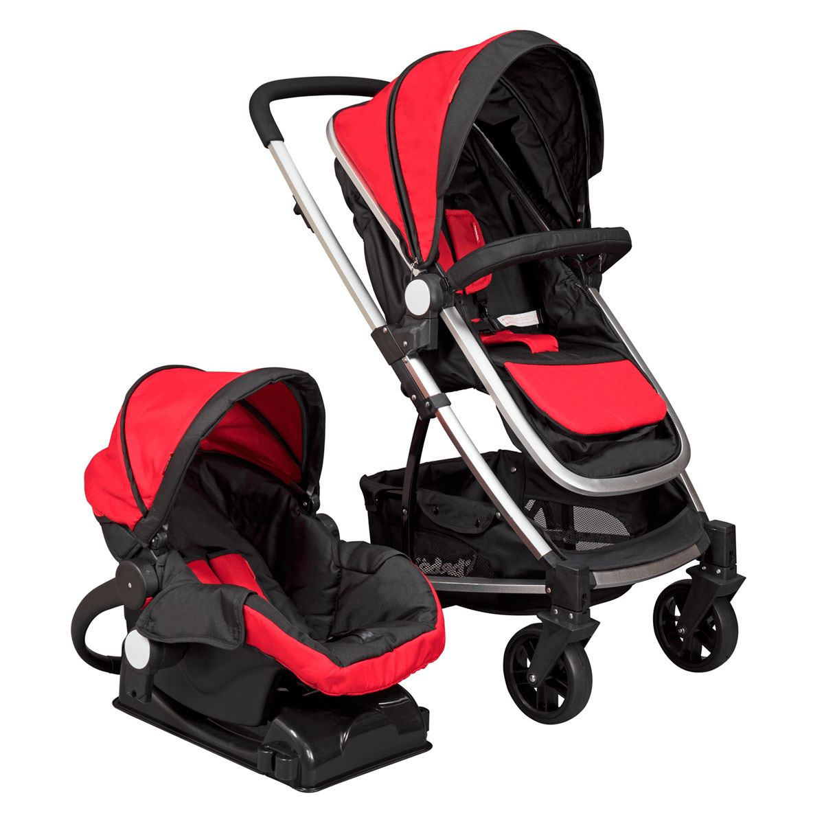 Carriola Travel System D'Bebé Crown Roja.