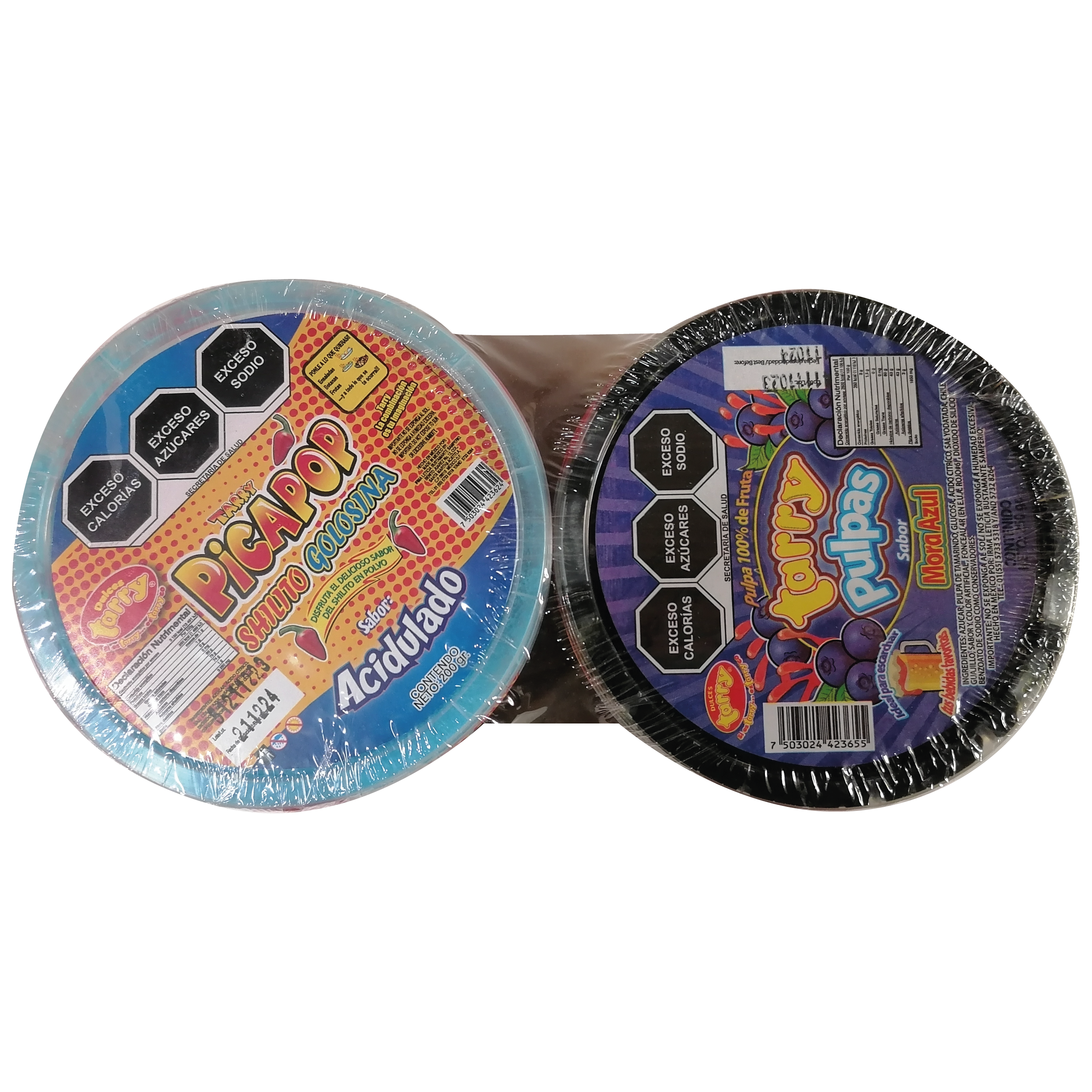 Tarry Dúo Escharchado Pulpa Mora Azul Y Chile en Polvo Gourmet