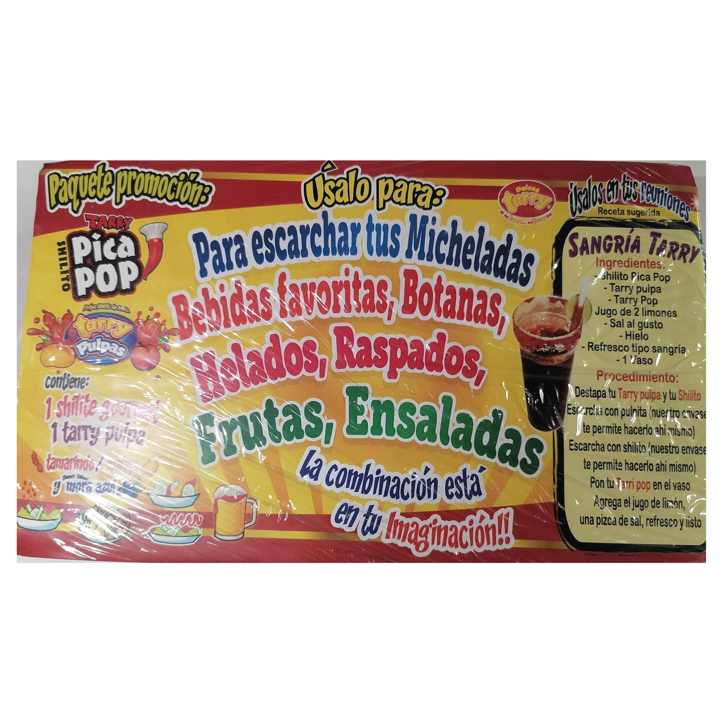 Tarry Dúo Escharchado Pulpa Mora Azul Y Chile en Polvo Gourmet