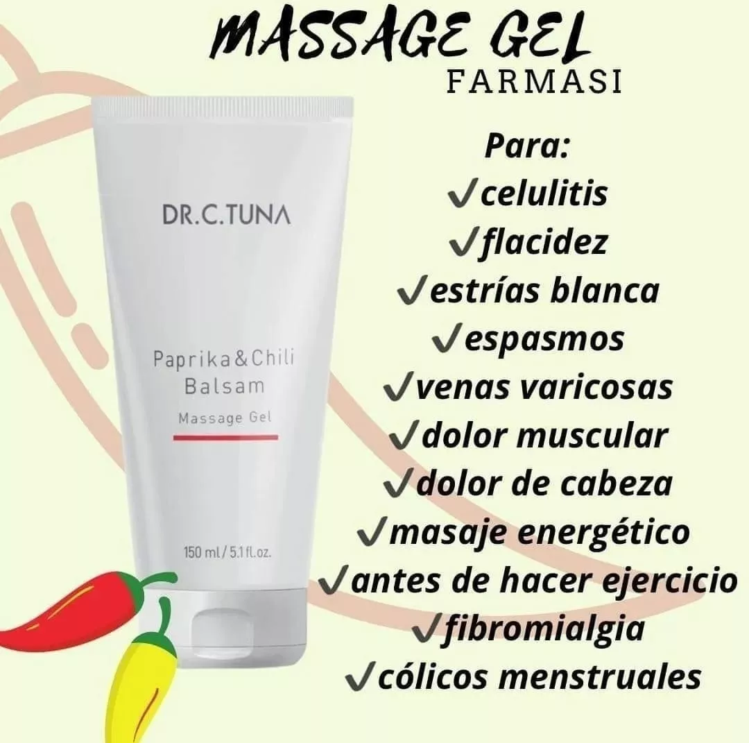 Gel Para Masaje Paprika Dr. C. Tuna Farmasi